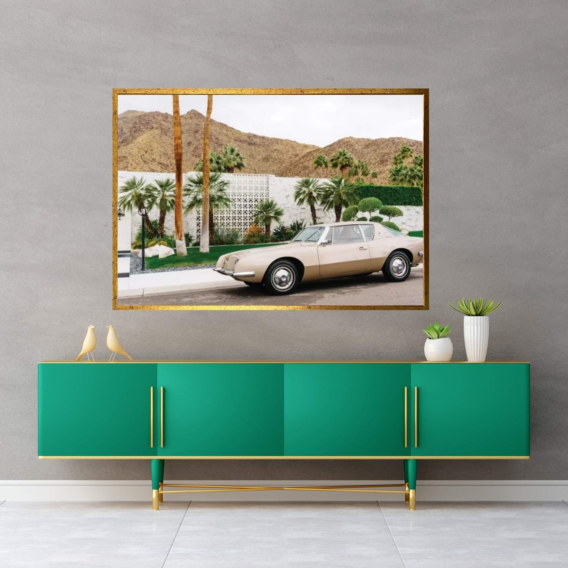 Palm Springs Ride III Canvas Wall Art - Y Canvas