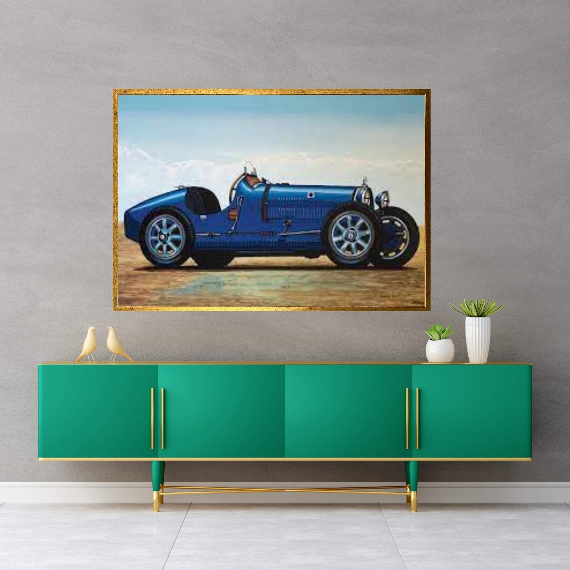 Bugatti Type 35 Grand Prix Canvas Wall Art - Y Canvas