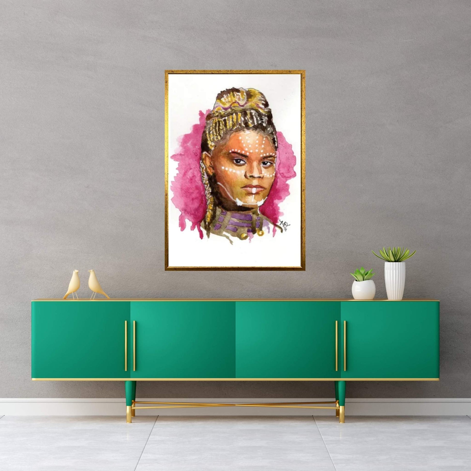 Shuri - Black Panther Canvas Wall Art - Y Canvas