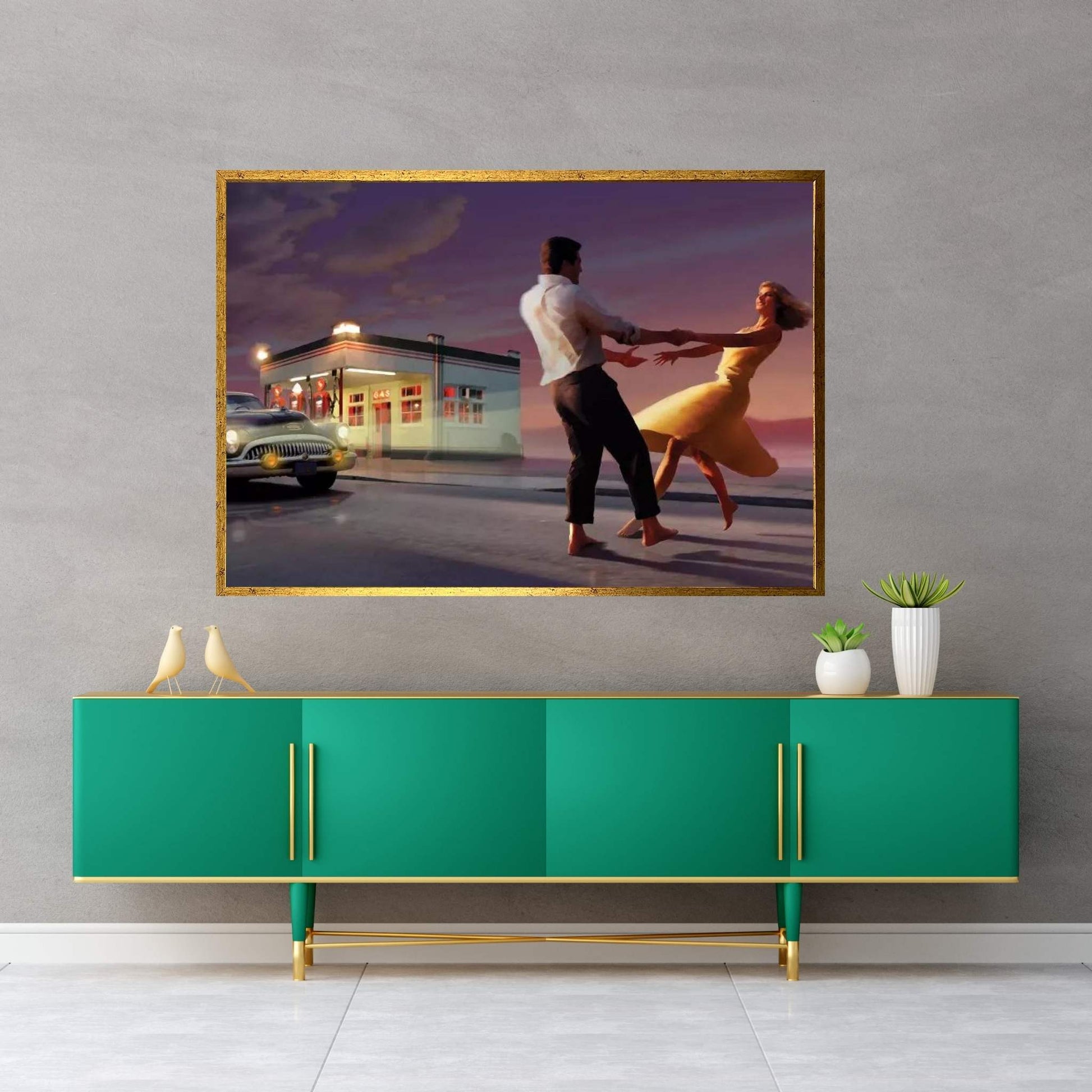 Night Dance Canvas Wall Art - Y Canvas