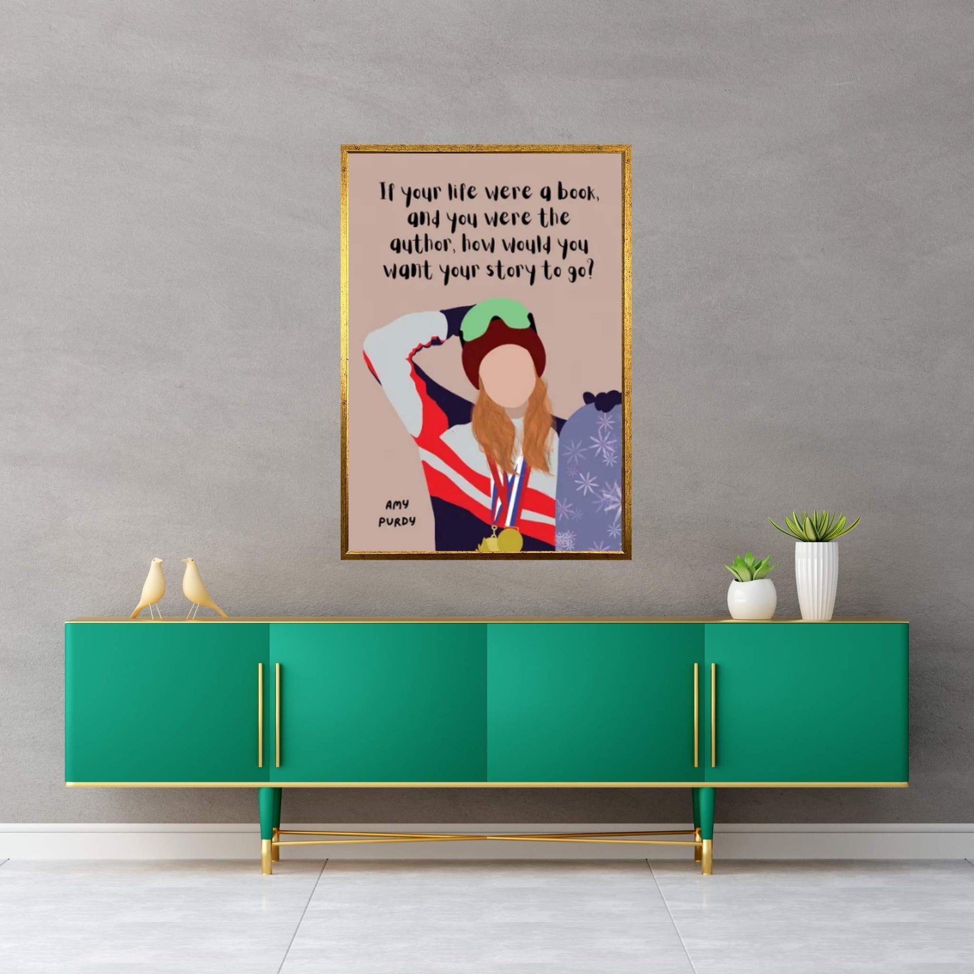 Amy Purdy Quote Canvas Wall Art - Y Canvas
