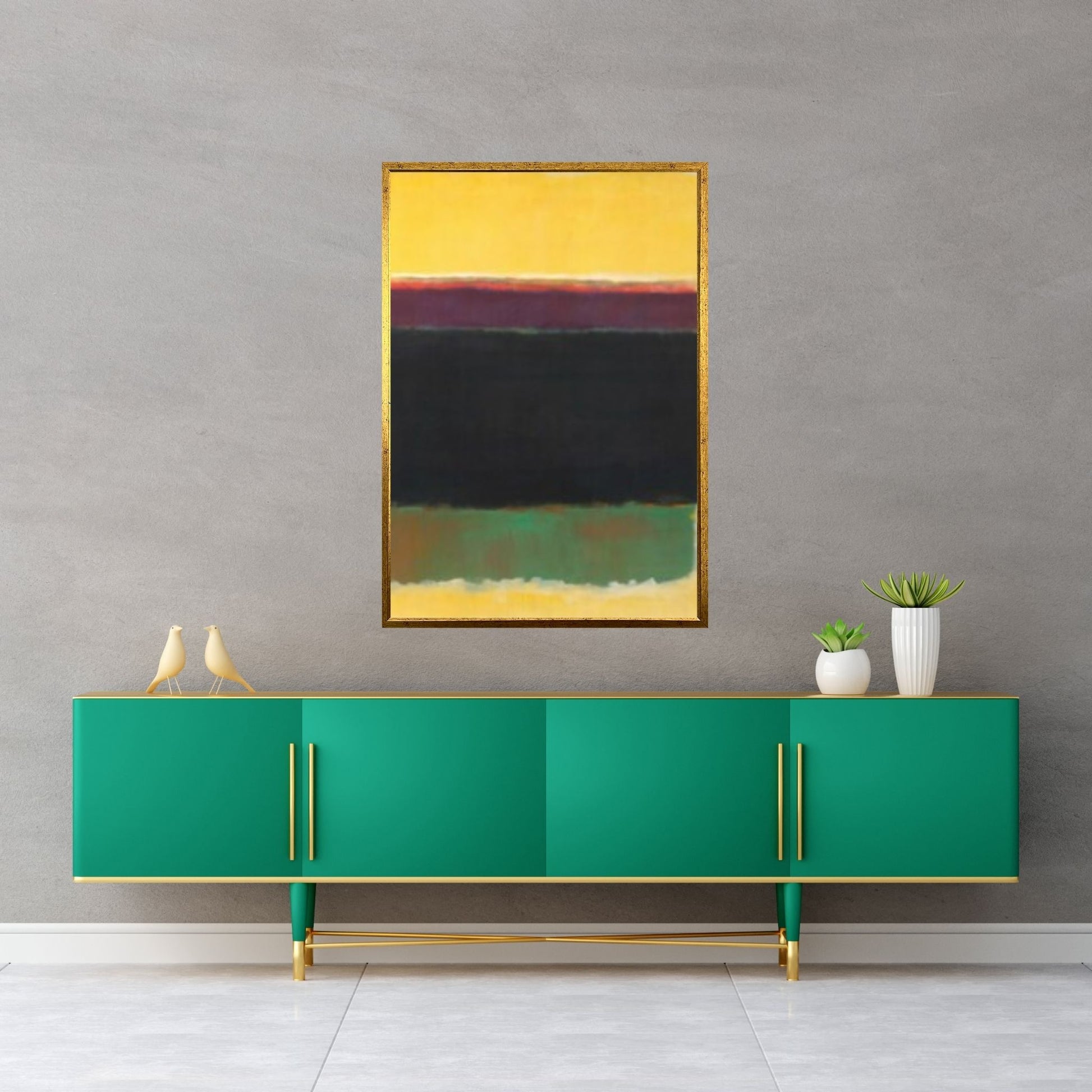 Mark Rothko Exhibition Canvas Wall Art Poster, Mark Rothko Canvas Wall Art Print - Y Canvas