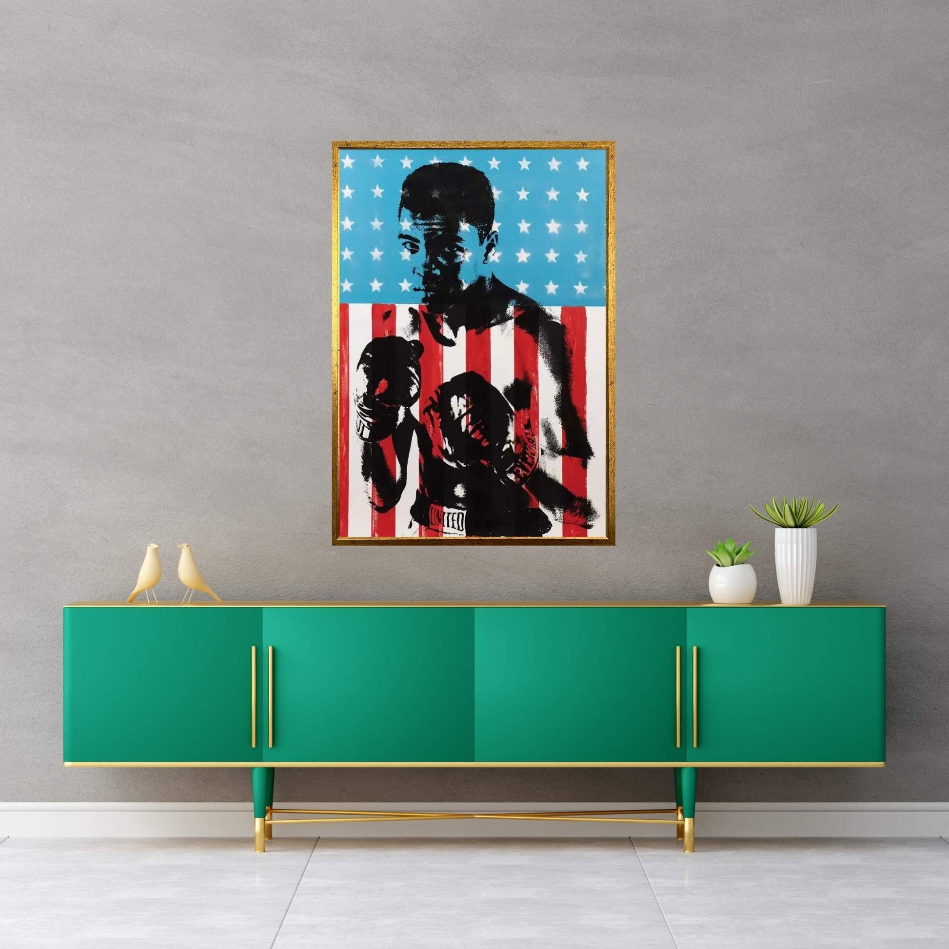 Muhammad Ali Canvas Wall Art - Y Canvas