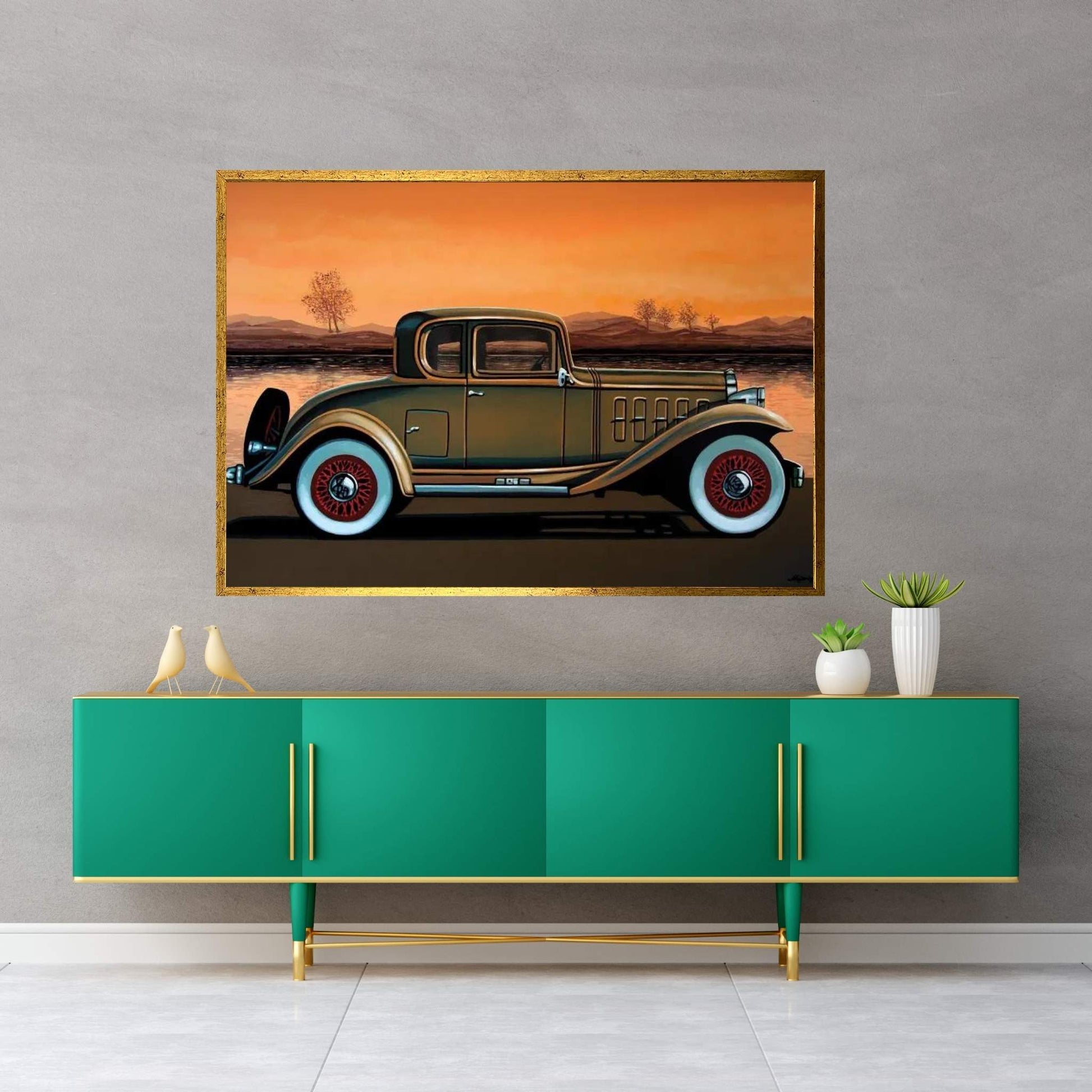 Buick 96 S Coupe 1932 Canvas Wall Art - Y Canvas