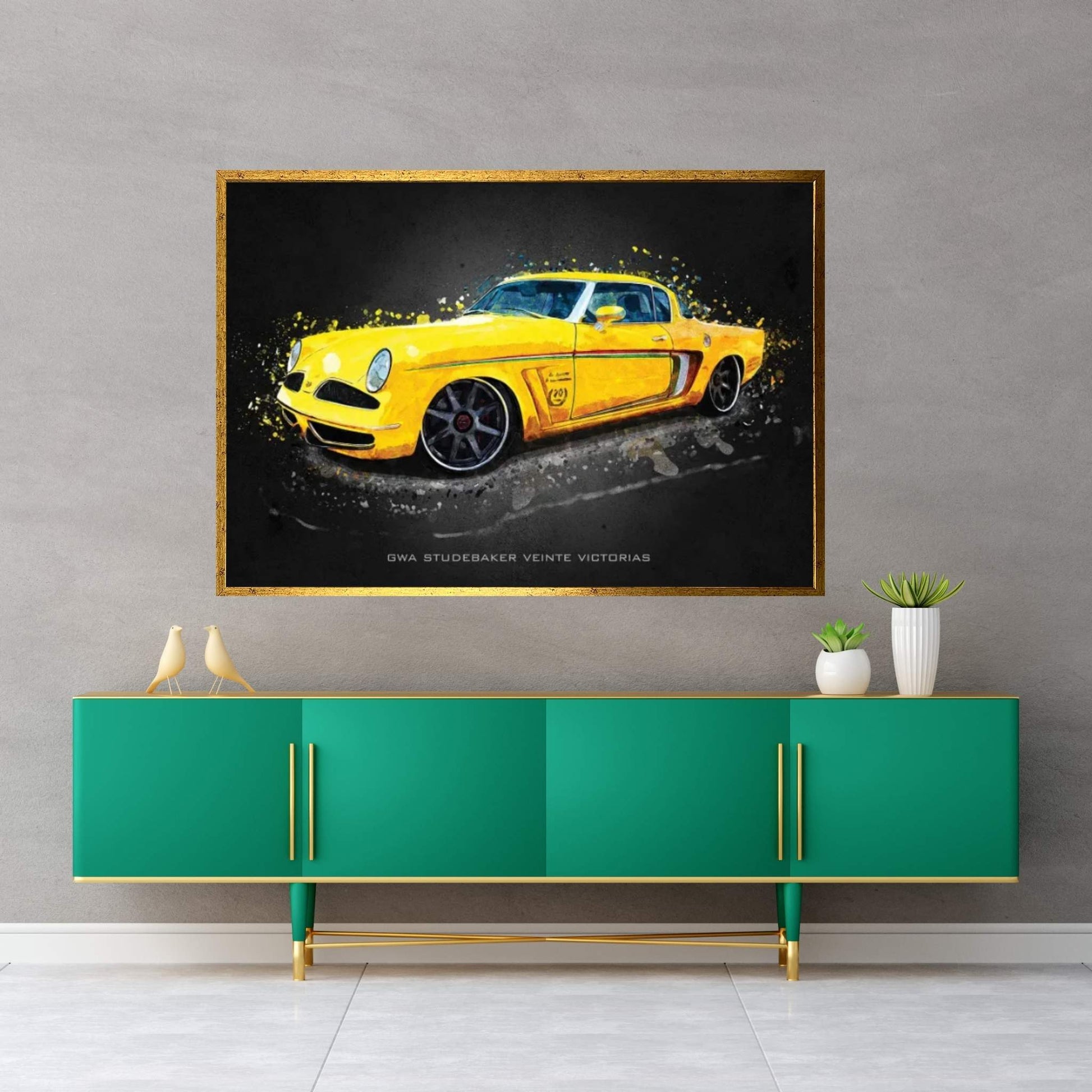 GWA Studebaker Veinte Victorias Canvas Wall Art - Y Canvas