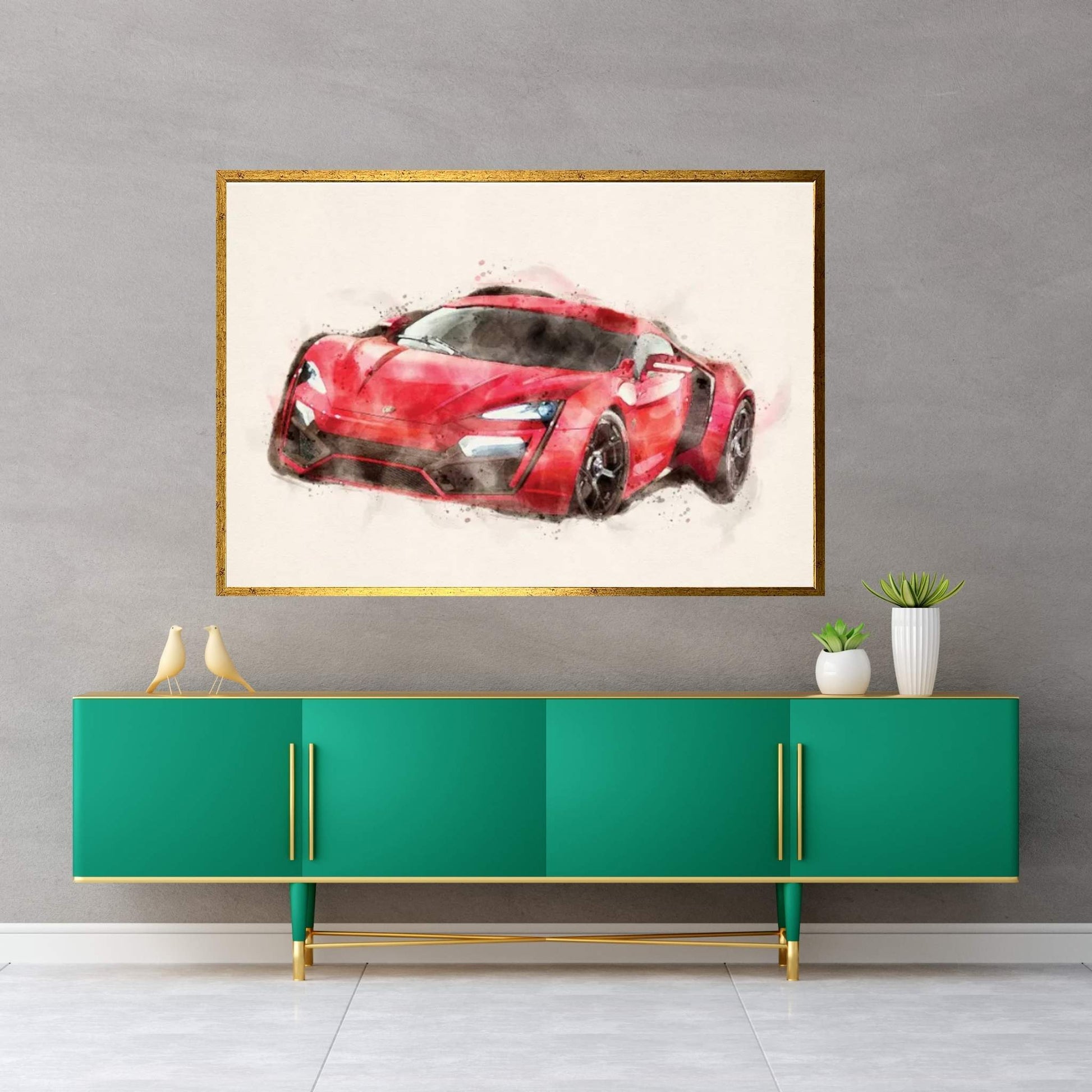 Lykan HyperSport Canvas Wall Art - Y Canvas