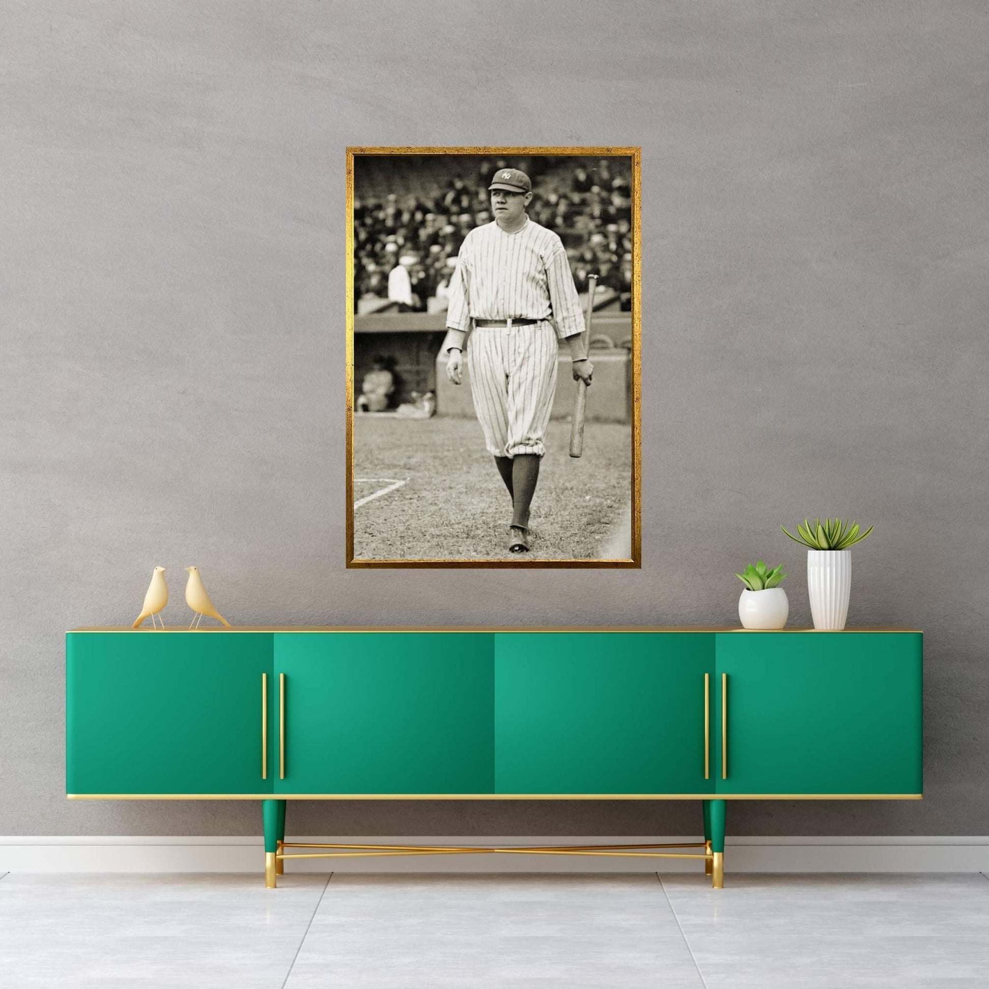 George H. Ruth Canvas Wall Art - Y Canvas