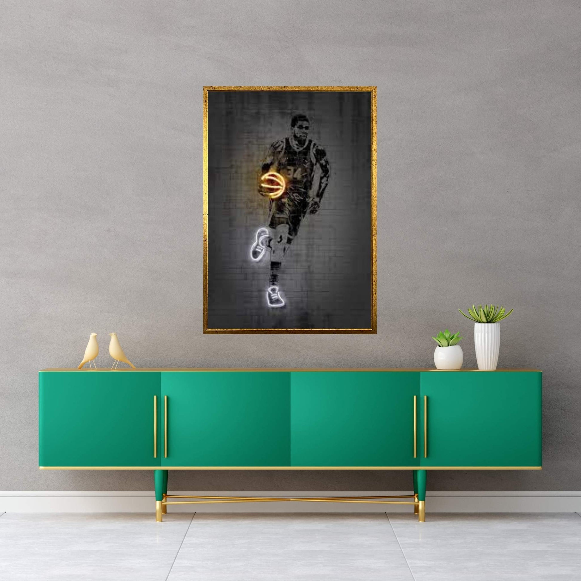 Giannis Antetokounmpo Canvas Wall Art - Y Canvas