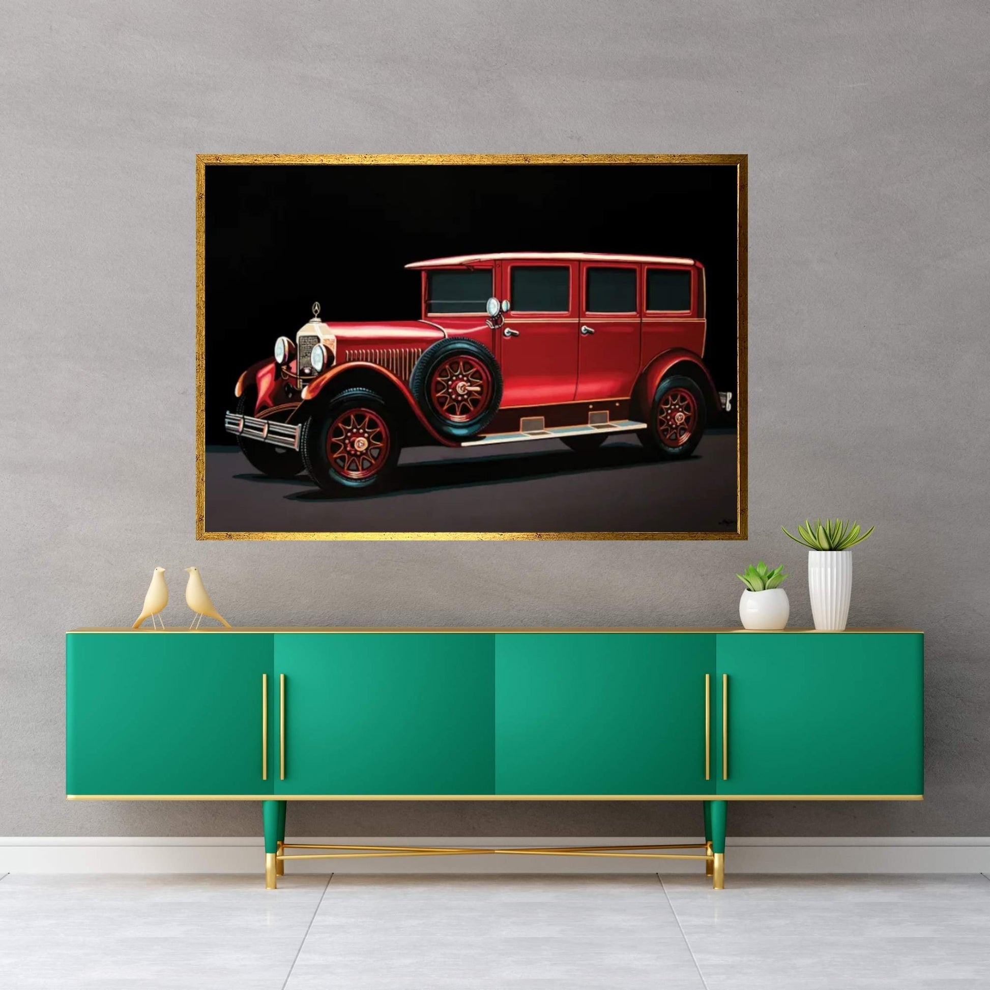 Mercedes Benz Typ 300 Pullman Limousine 1926 Canvas Wall Art - Y Canvas