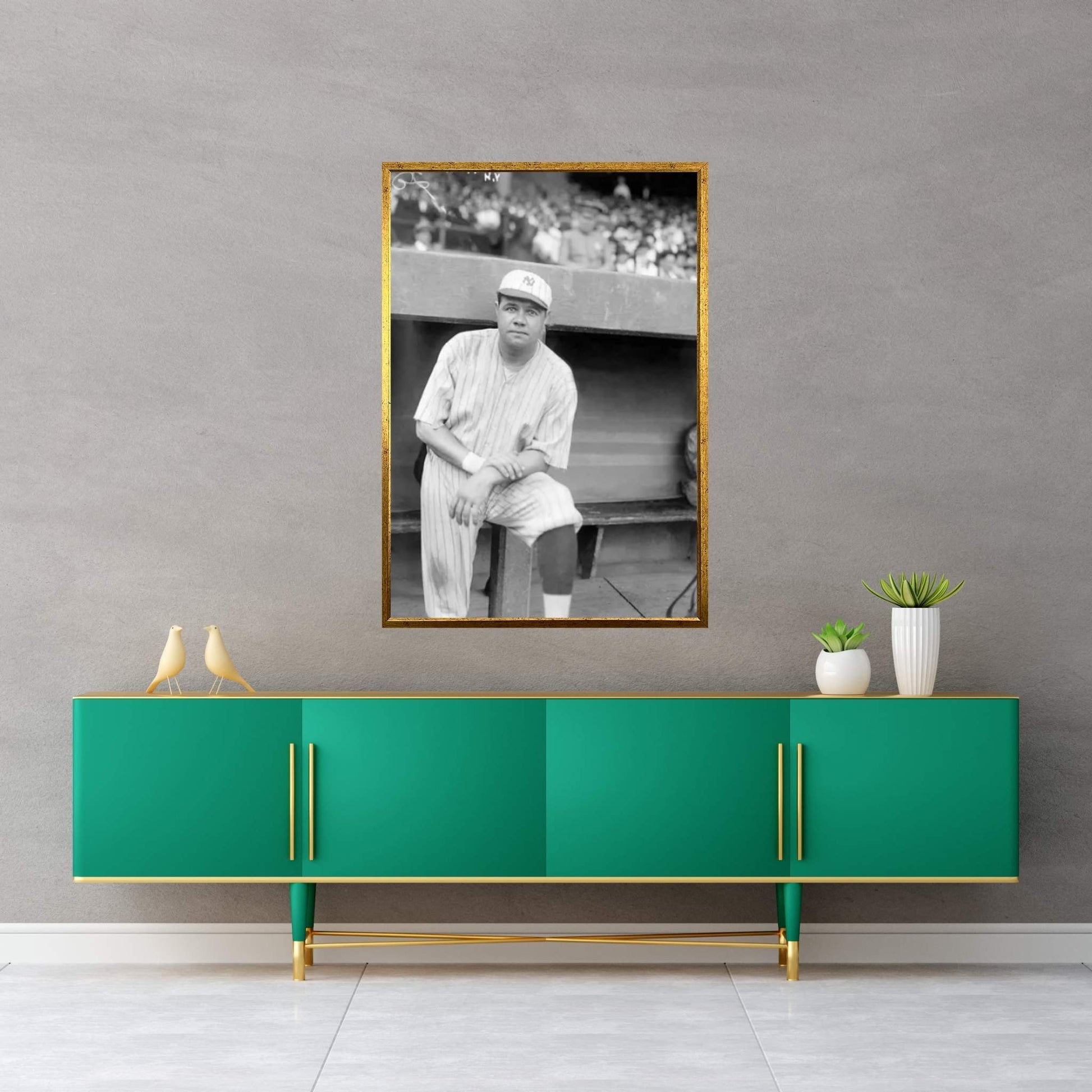 George H. Ruth Canvas Wall Art - Y Canvas