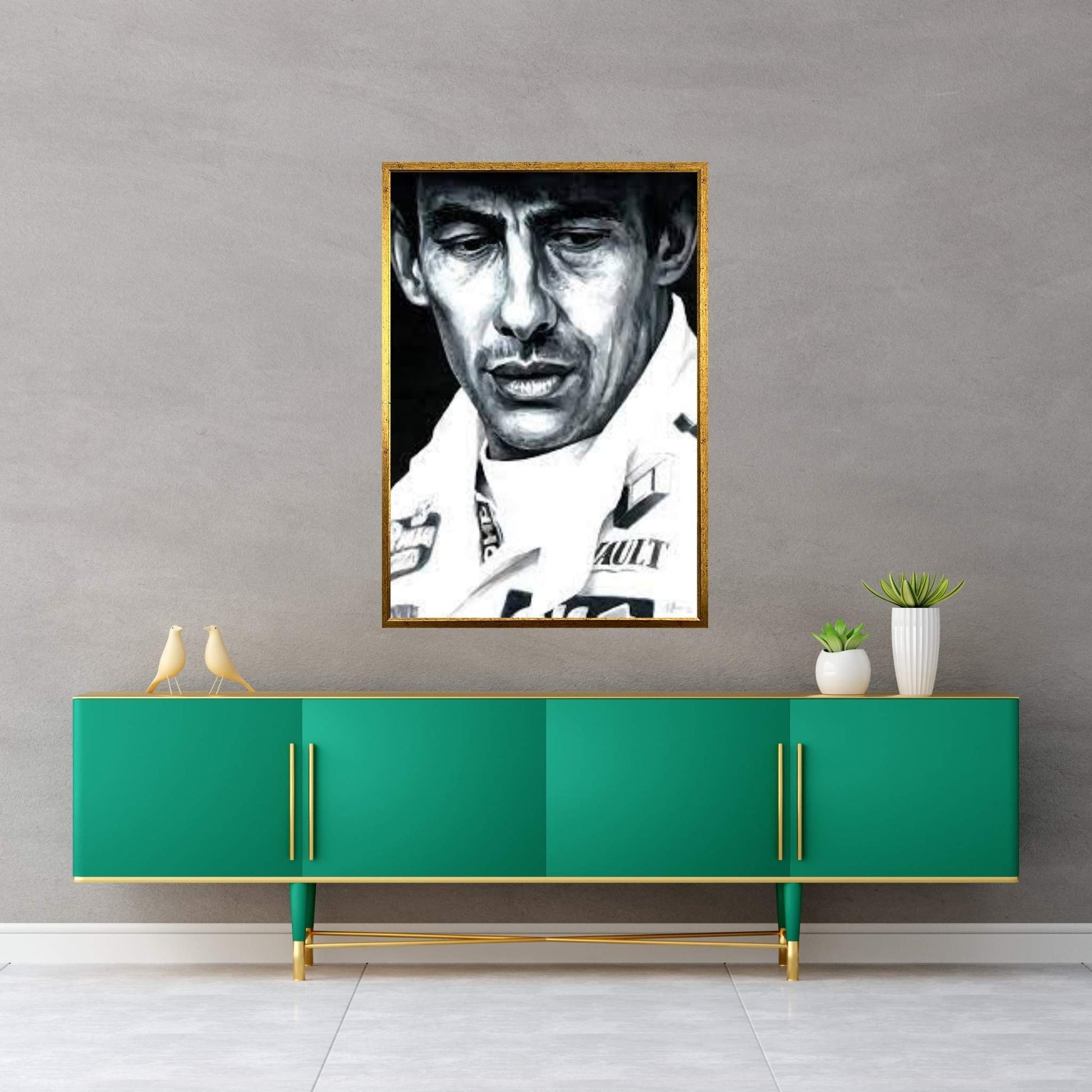 Ayrton Senna - The Morning Of Mourning 1994 Canvas Wall Art - Y Canvas
