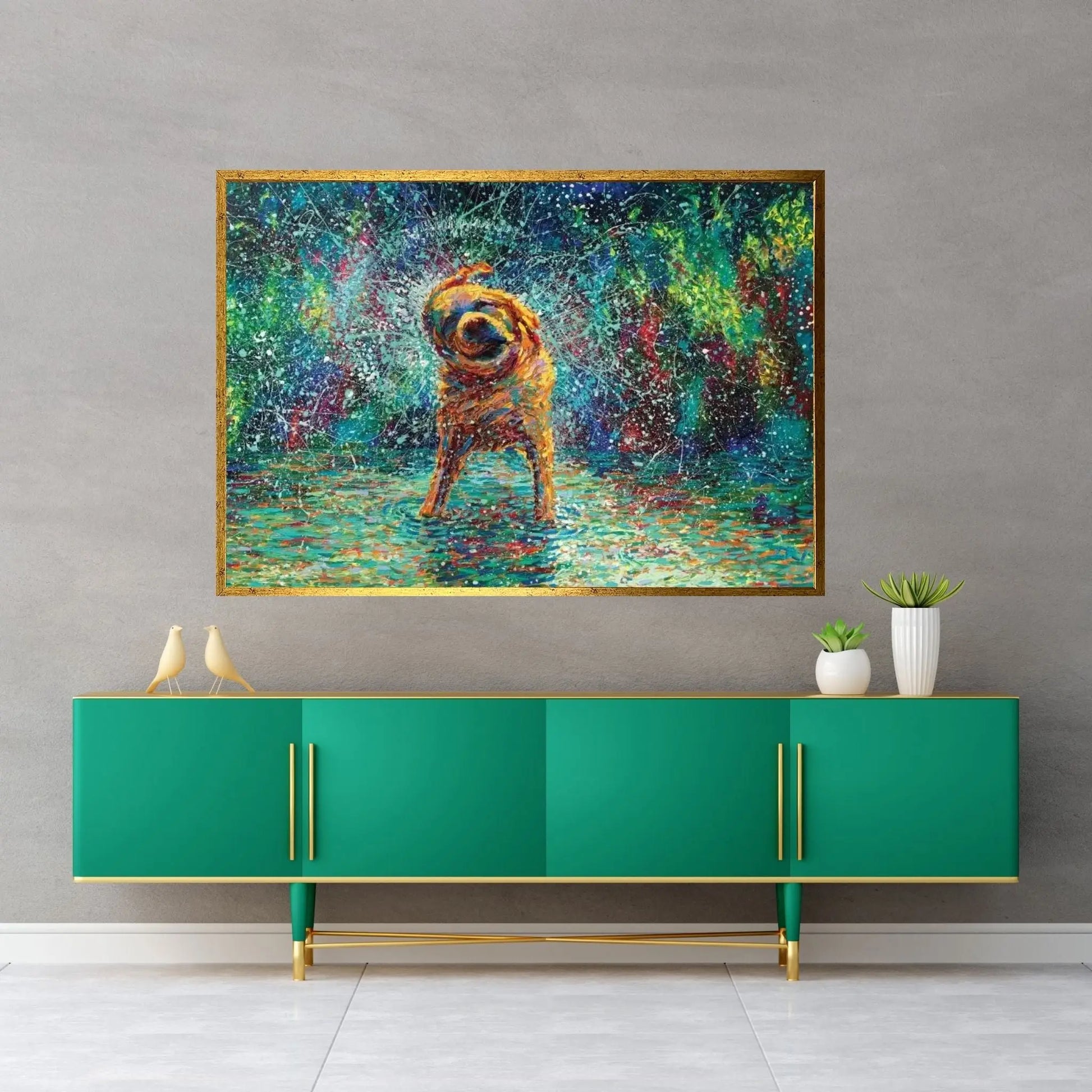 Shakin' Jake Canvas Wall Art - Y Canvas