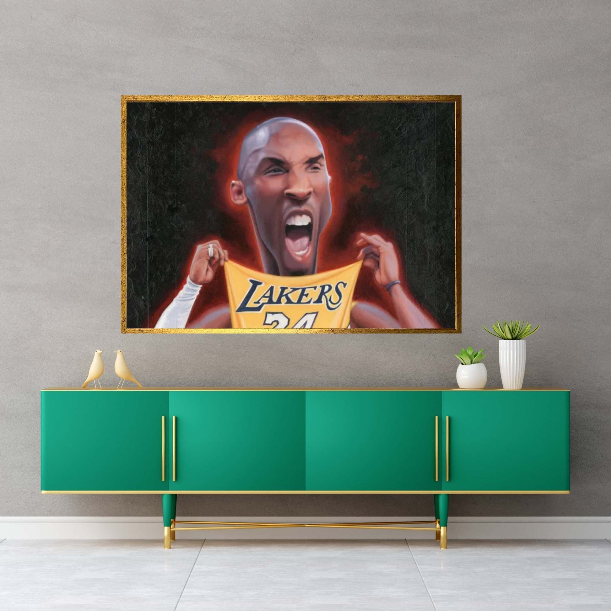 Kobe Bryant Canvas Wall Art - Y Canvas