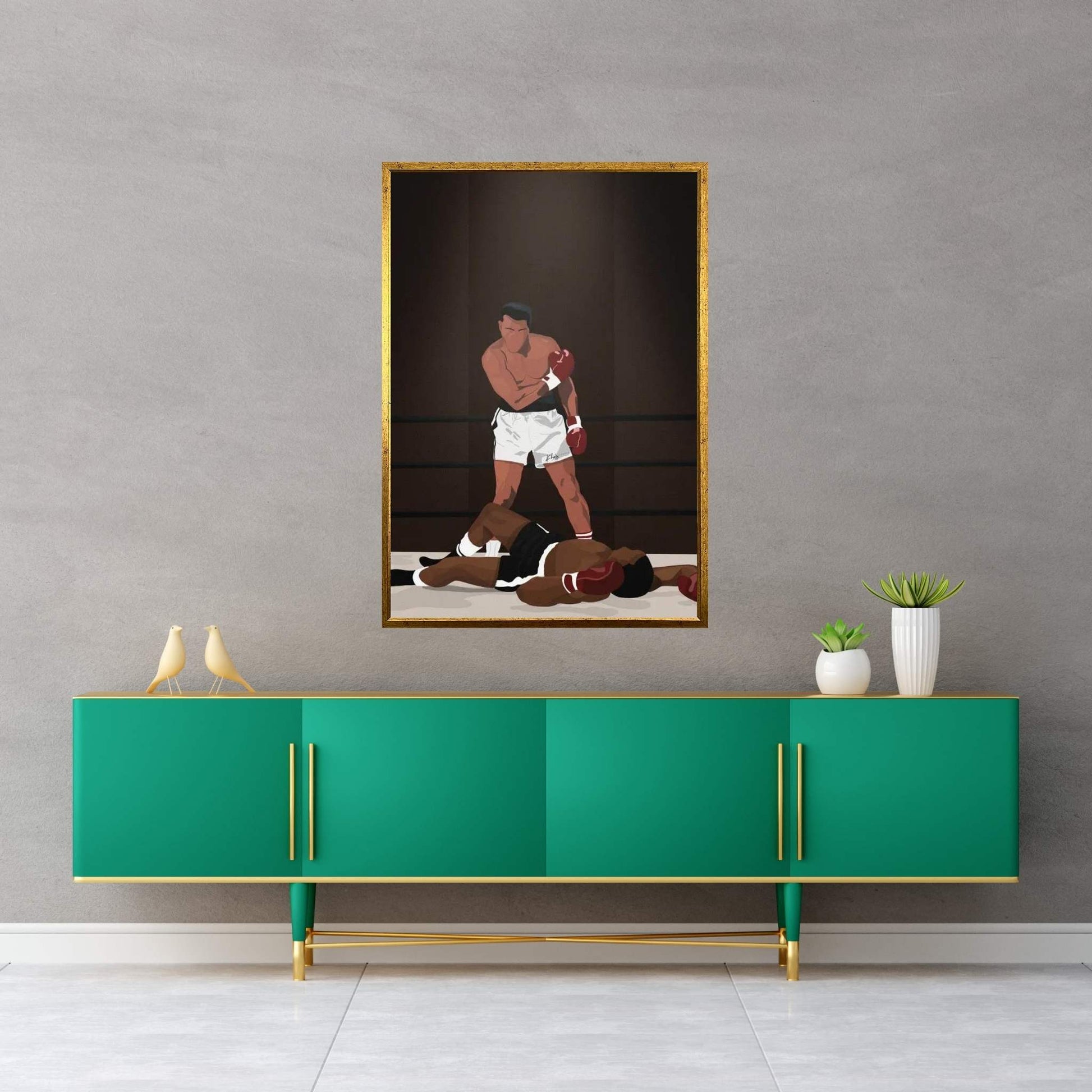 Ali Canvas Wall Art - Y Canvas