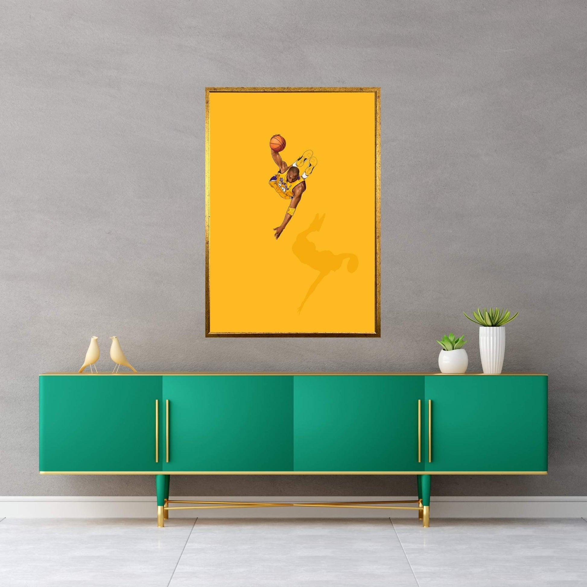 Frequent Fliers Kobe Canvas Wall Art - Y Canvas