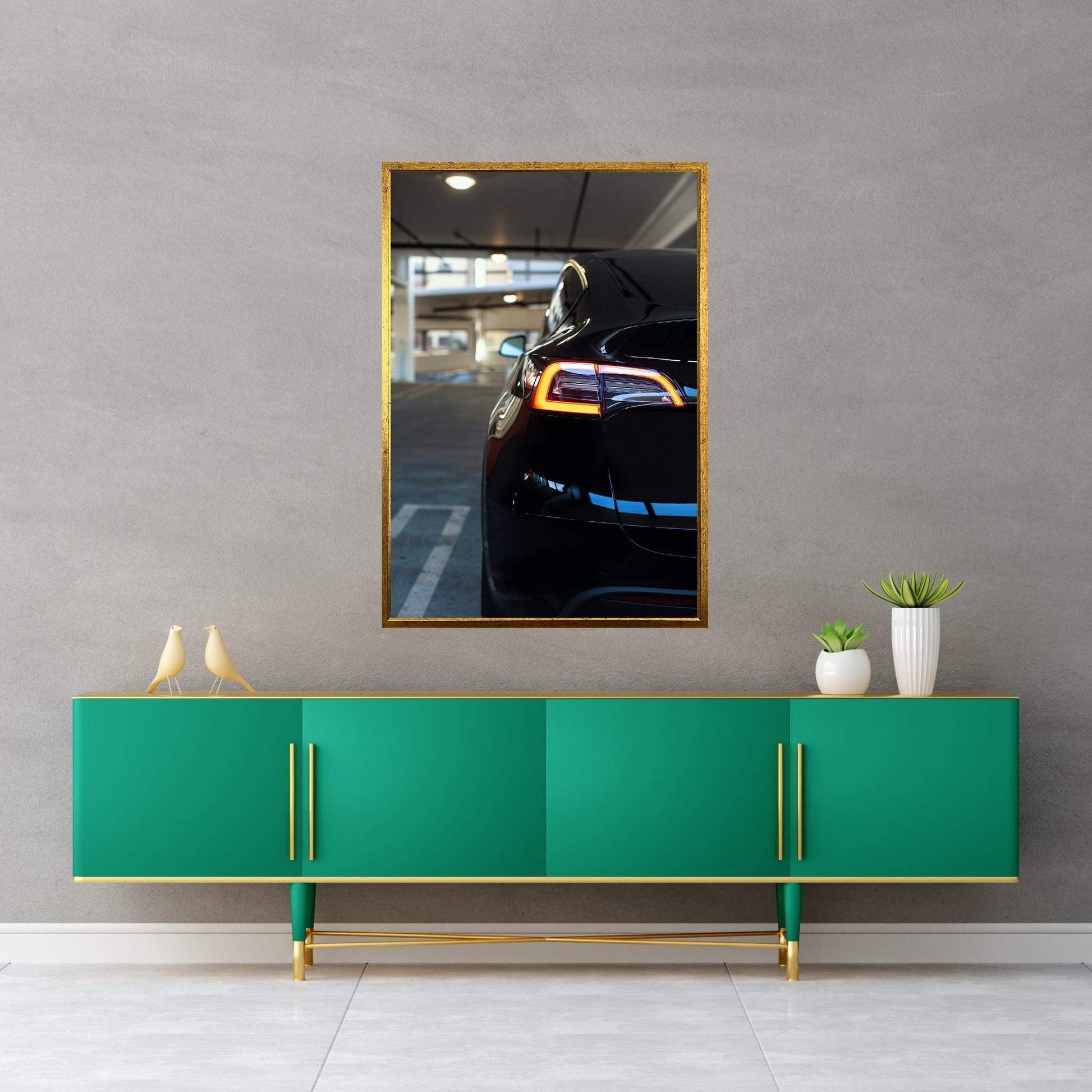 Tesla Canvas Wall Art - Y Canvas