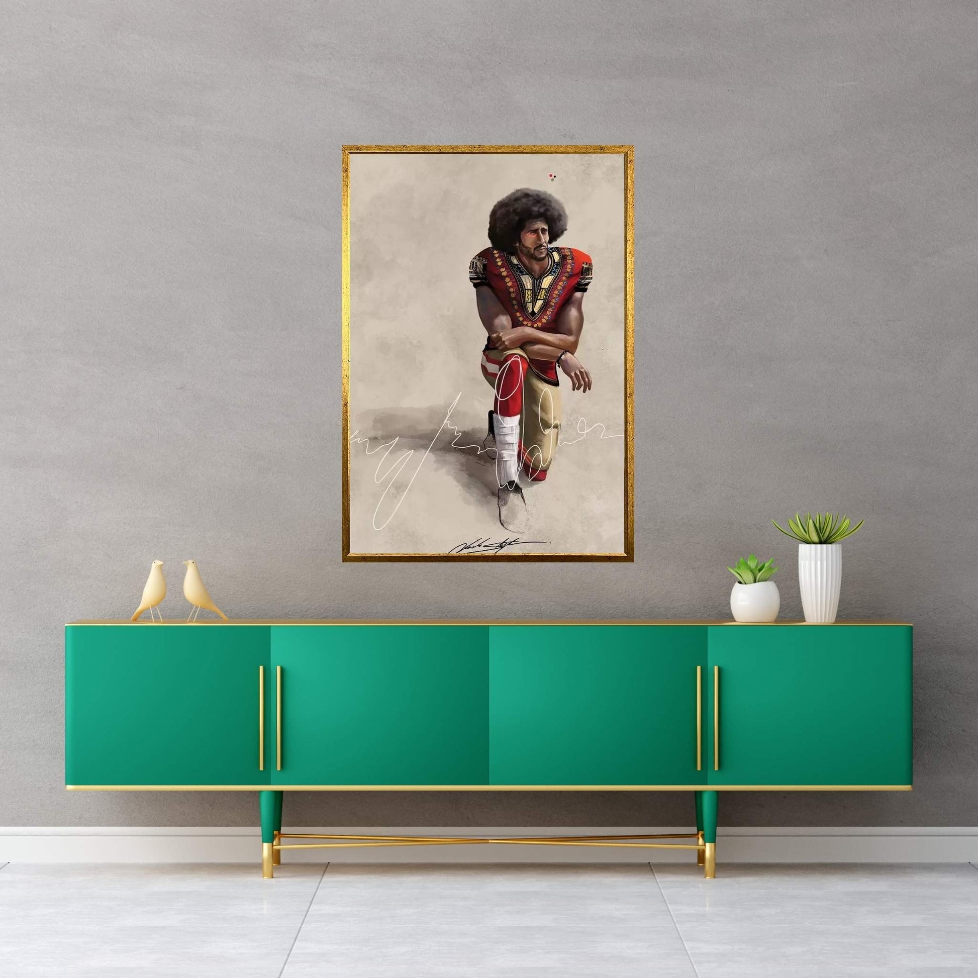 BHM Kaepernick Canvas Wall Art - Y Canvas