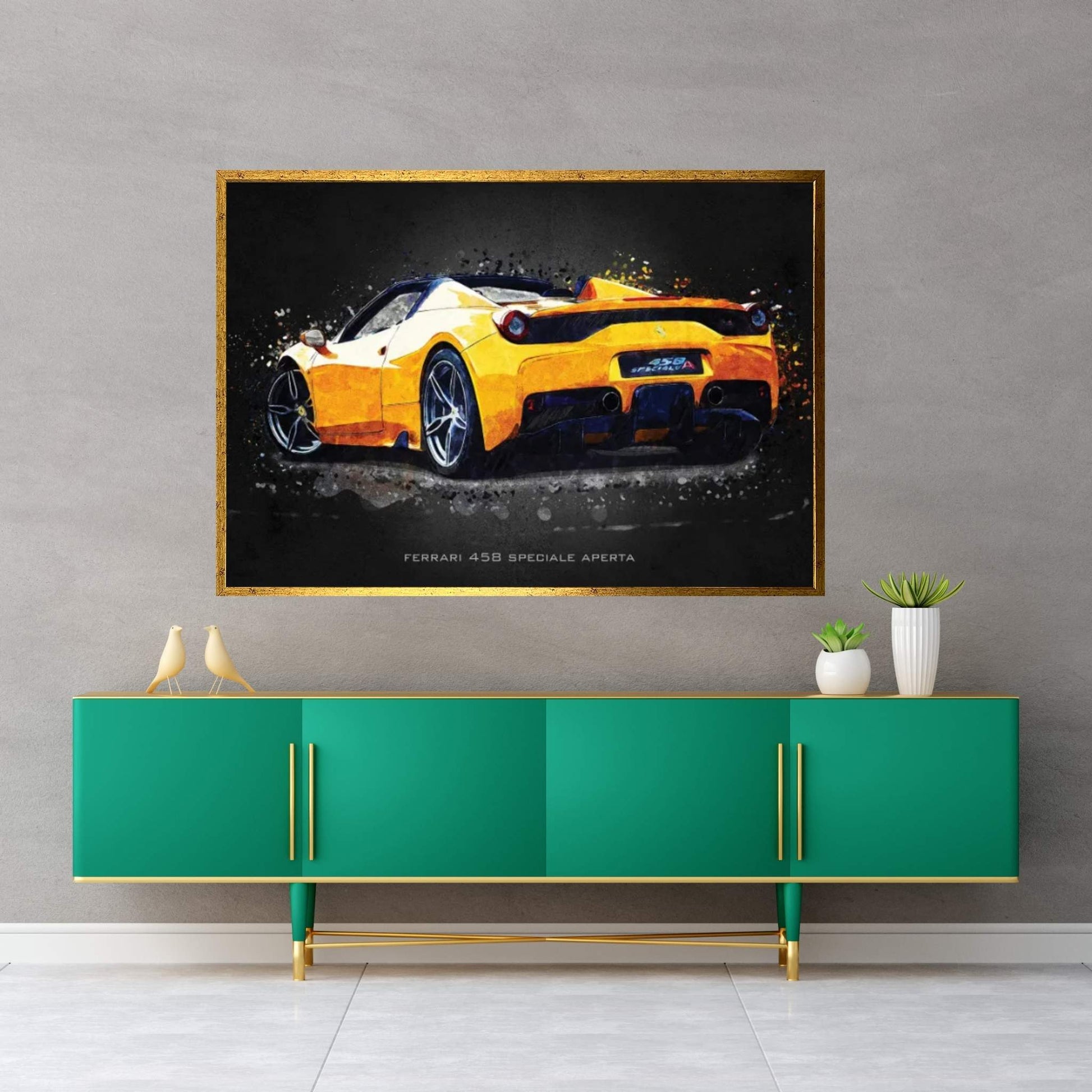 Ferrari 458 Speciale Aperta Canvas Wall Art - Y Canvas