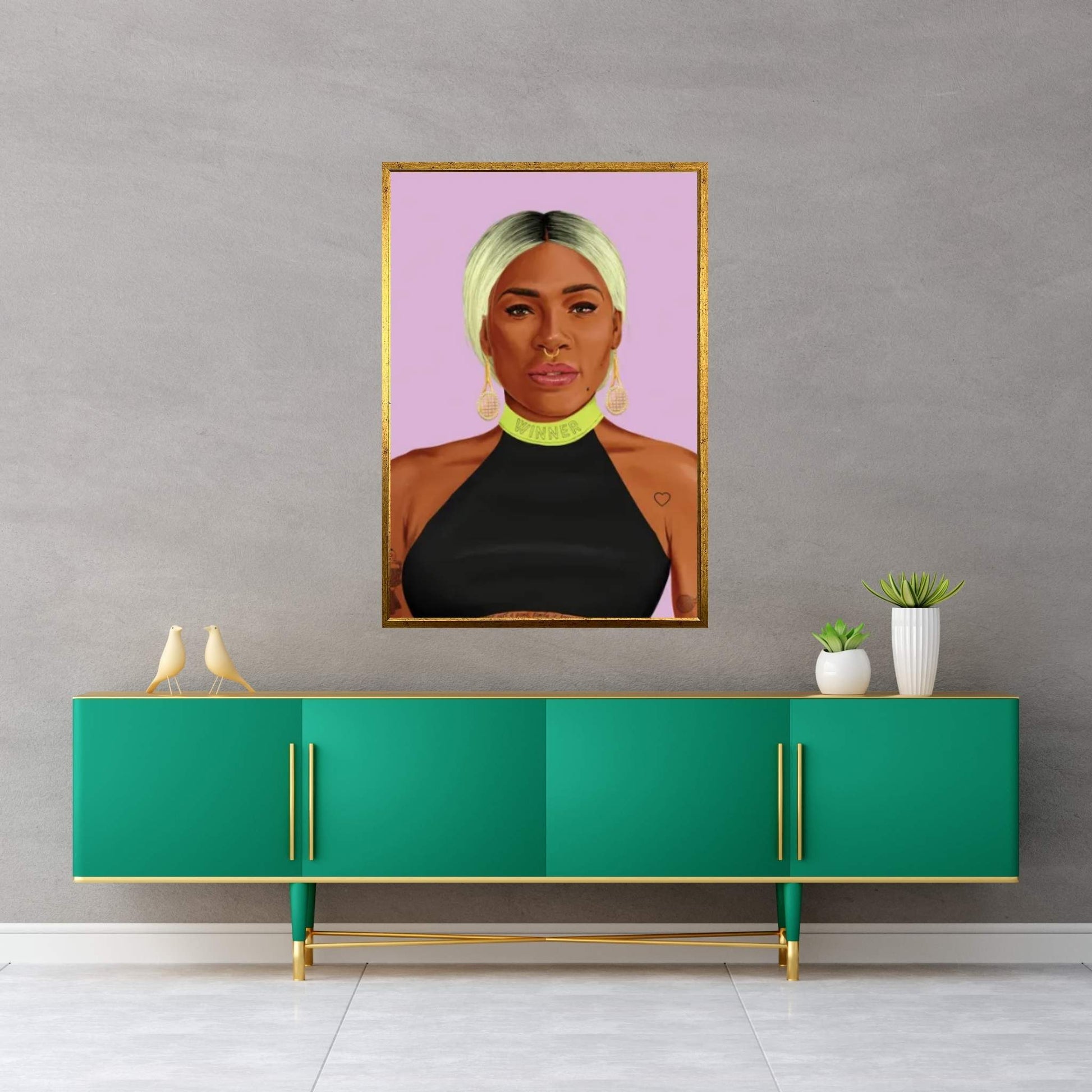 Serena Williams Canvas Wall Art - Y Canvas