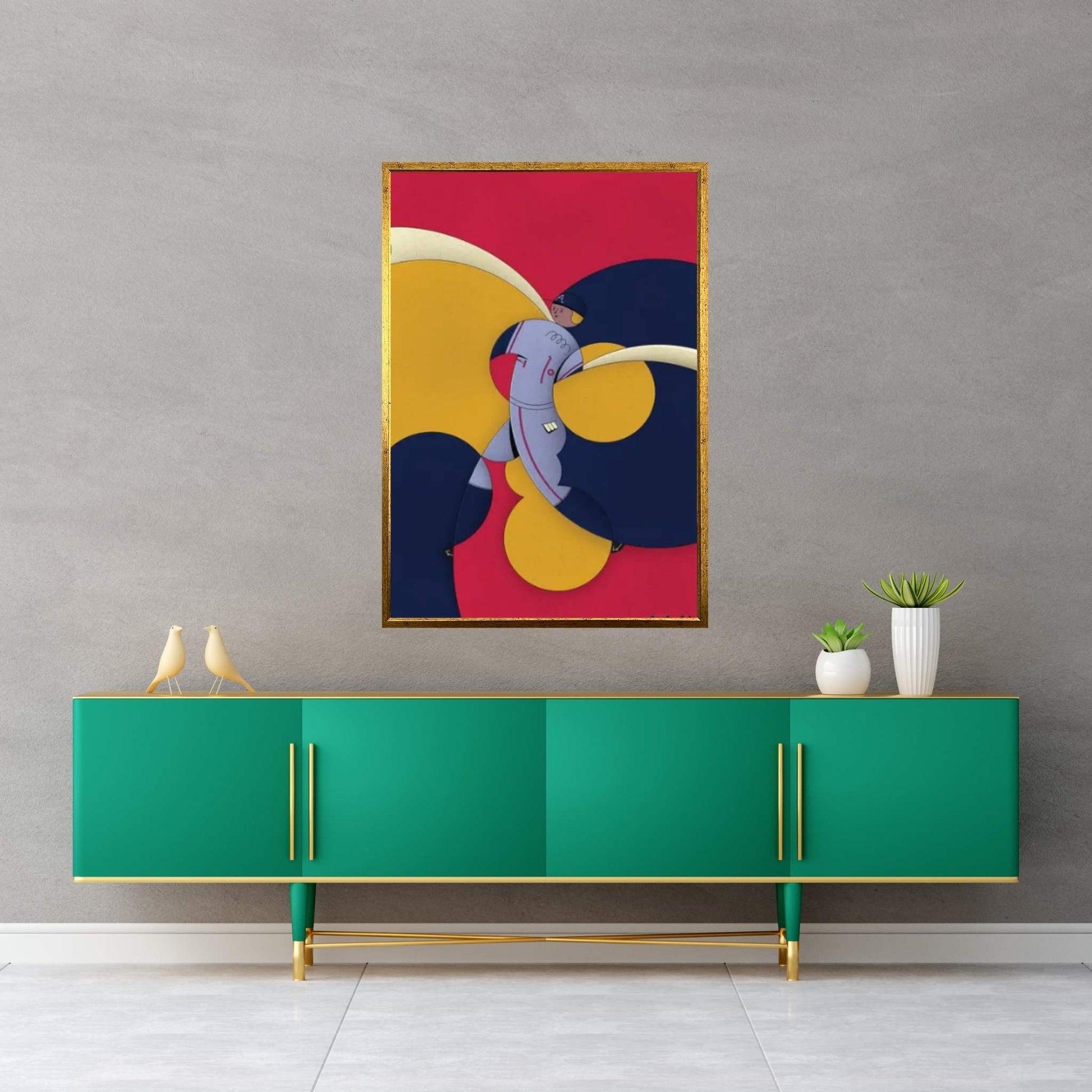 Chipper Canvas Wall Art - Y Canvas