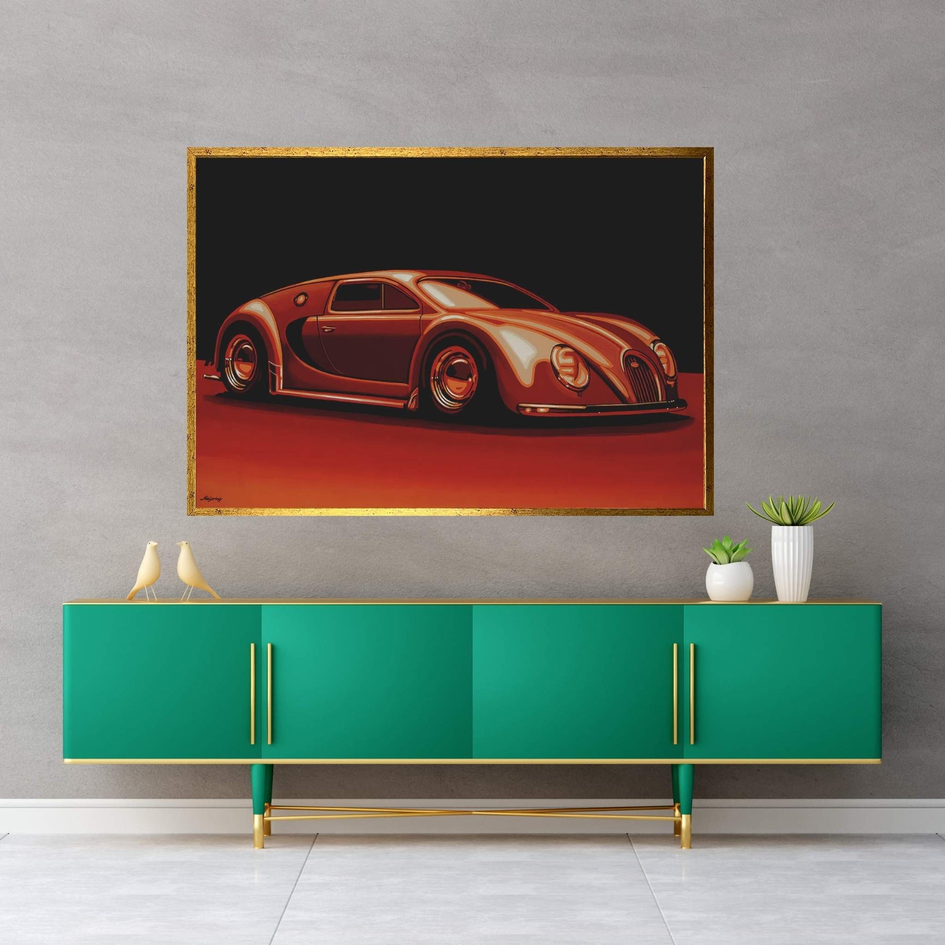 Bugatti Veyron 1945 Canvas Wall Art - Y Canvas