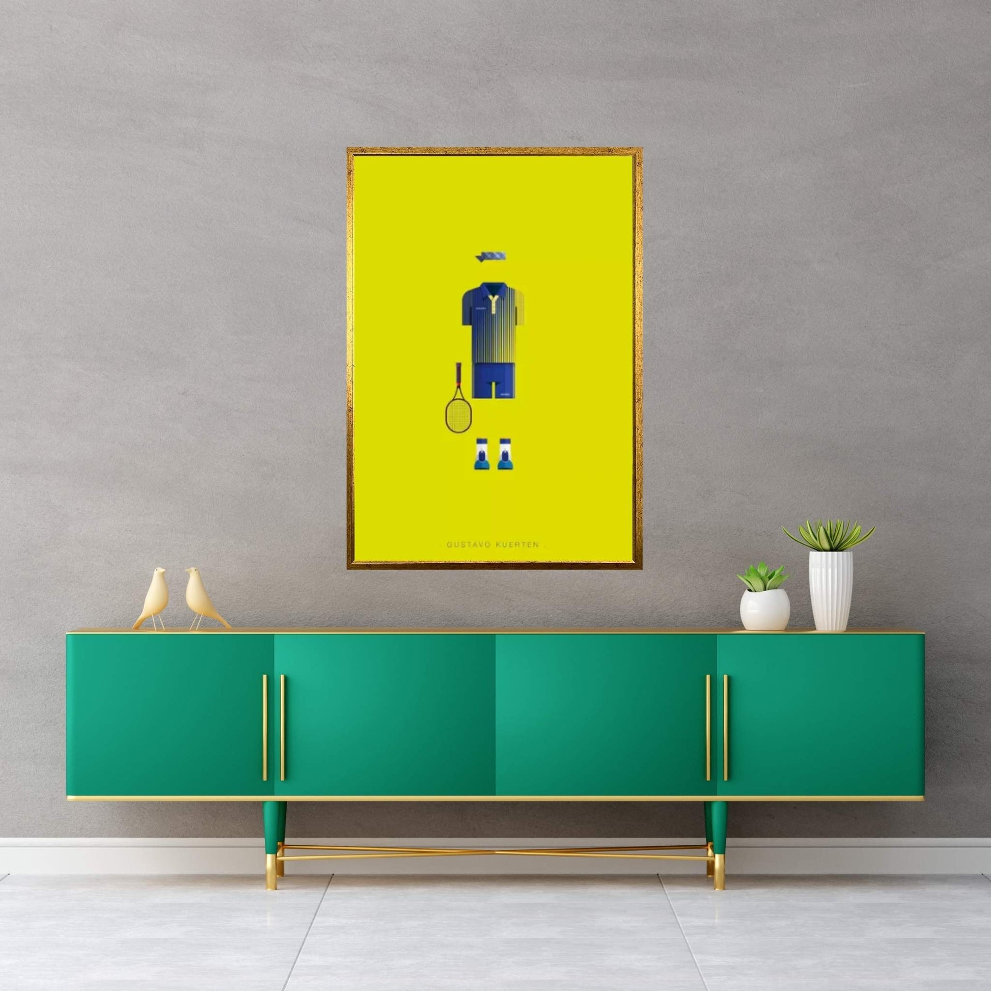 Gustavo Kuerten Canvas Wall Art - Y Canvas