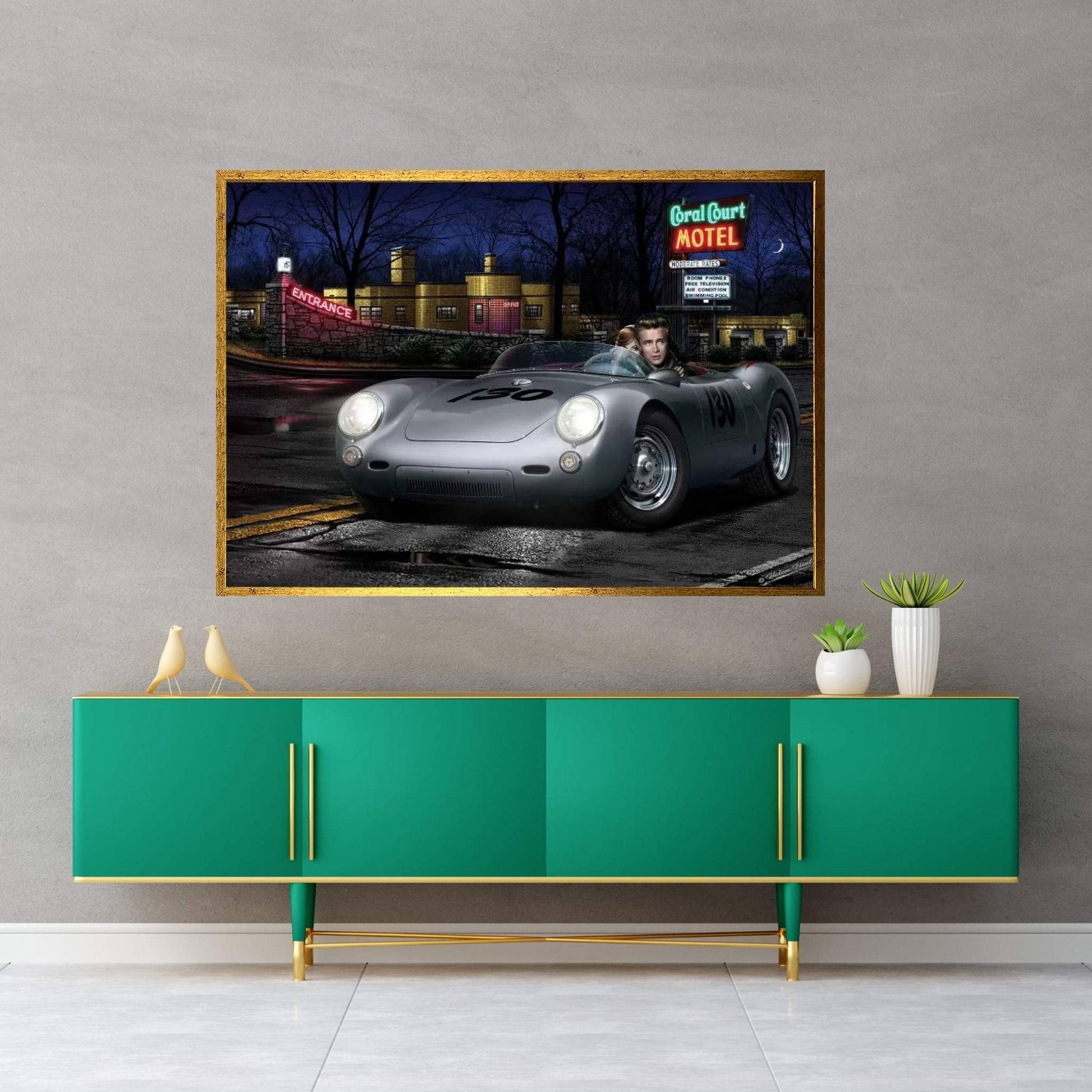 No Tell Motel II Canvas Wall Art - Y Canvas