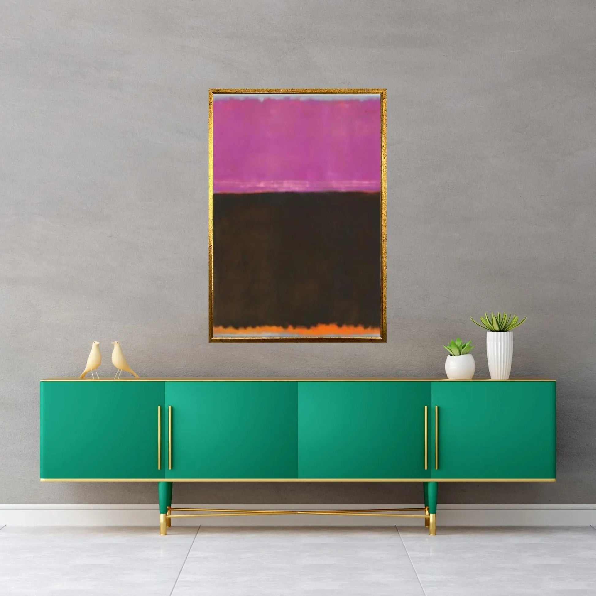 Mark Rothko Frame Canvas/Poster Art Reproduction, Rothko Reproduction - Y Canvas