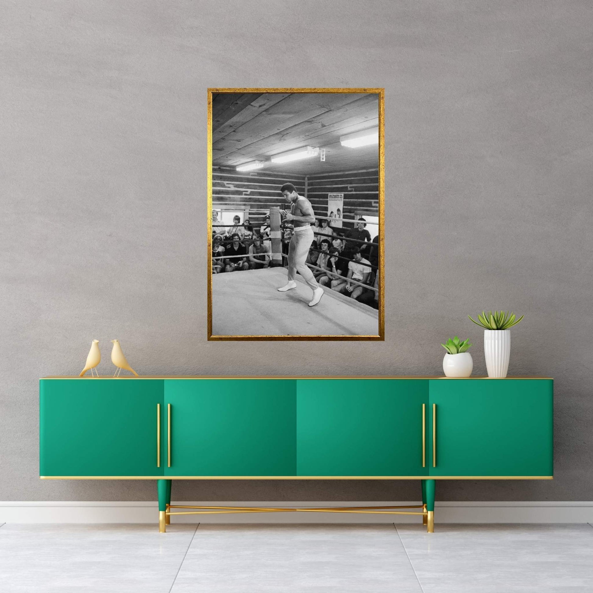 In-Ring Movement At Deer Lake III (Rumble In The Jungle™ Training Camp) Canvas Wall Art - Y Canvas
