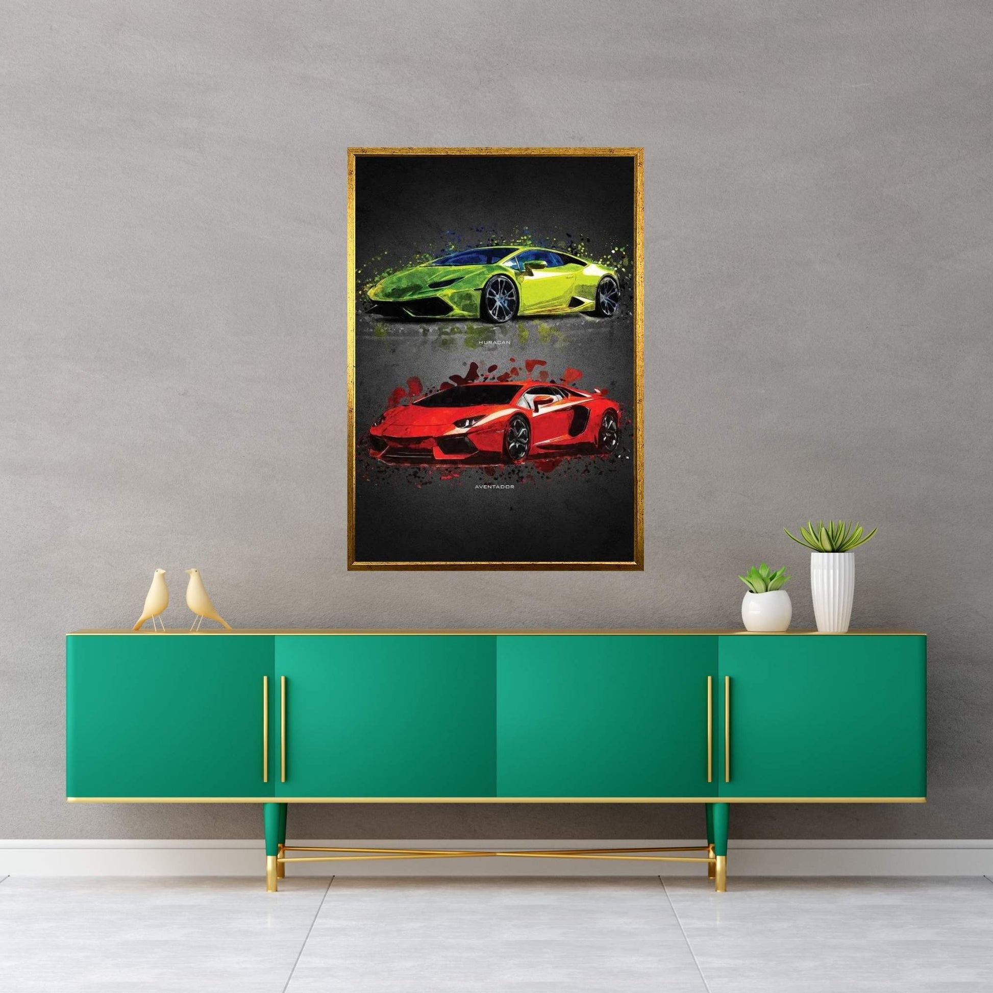 Lamborghini II Canvas Wall Art - Y Canvas