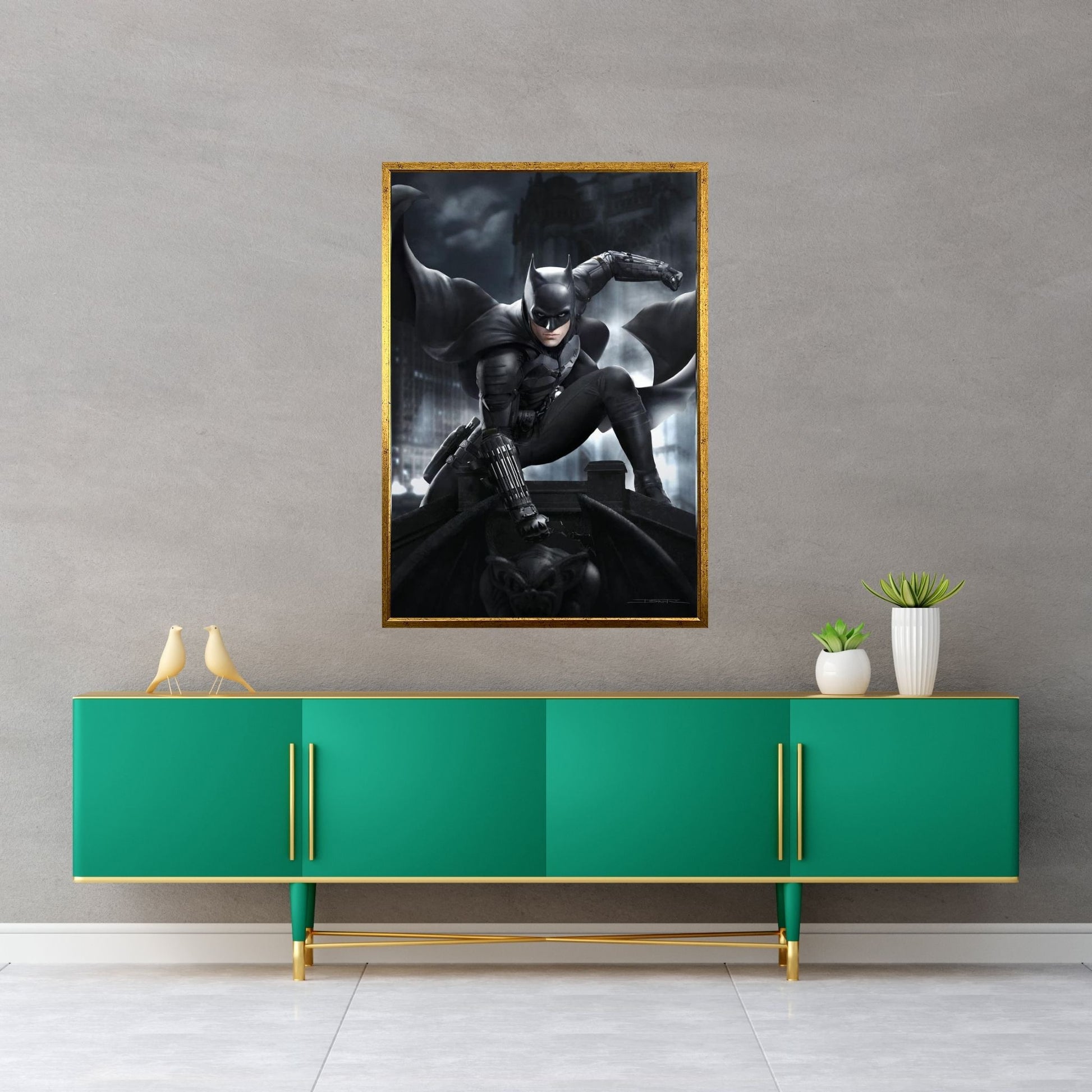 Batman Canvas Wall Art - Y Canvas