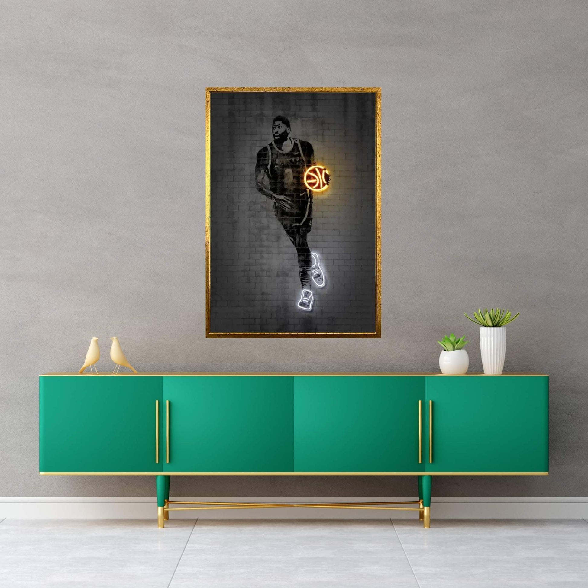 Anthony Davis Canvas Wall Art - Y Canvas