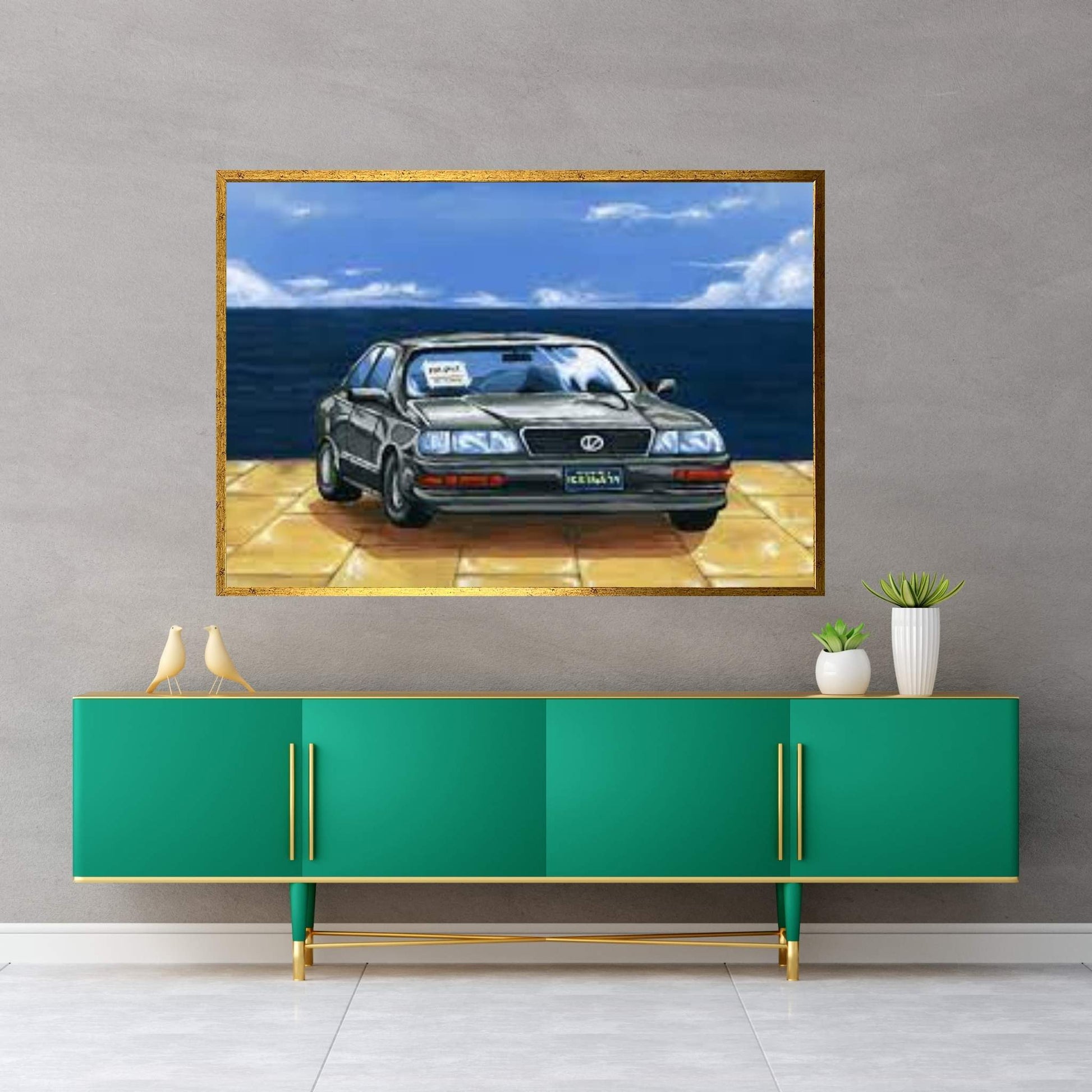 Street Fighter II (Bonus Stage) Canvas Wall Art - Y Canvas