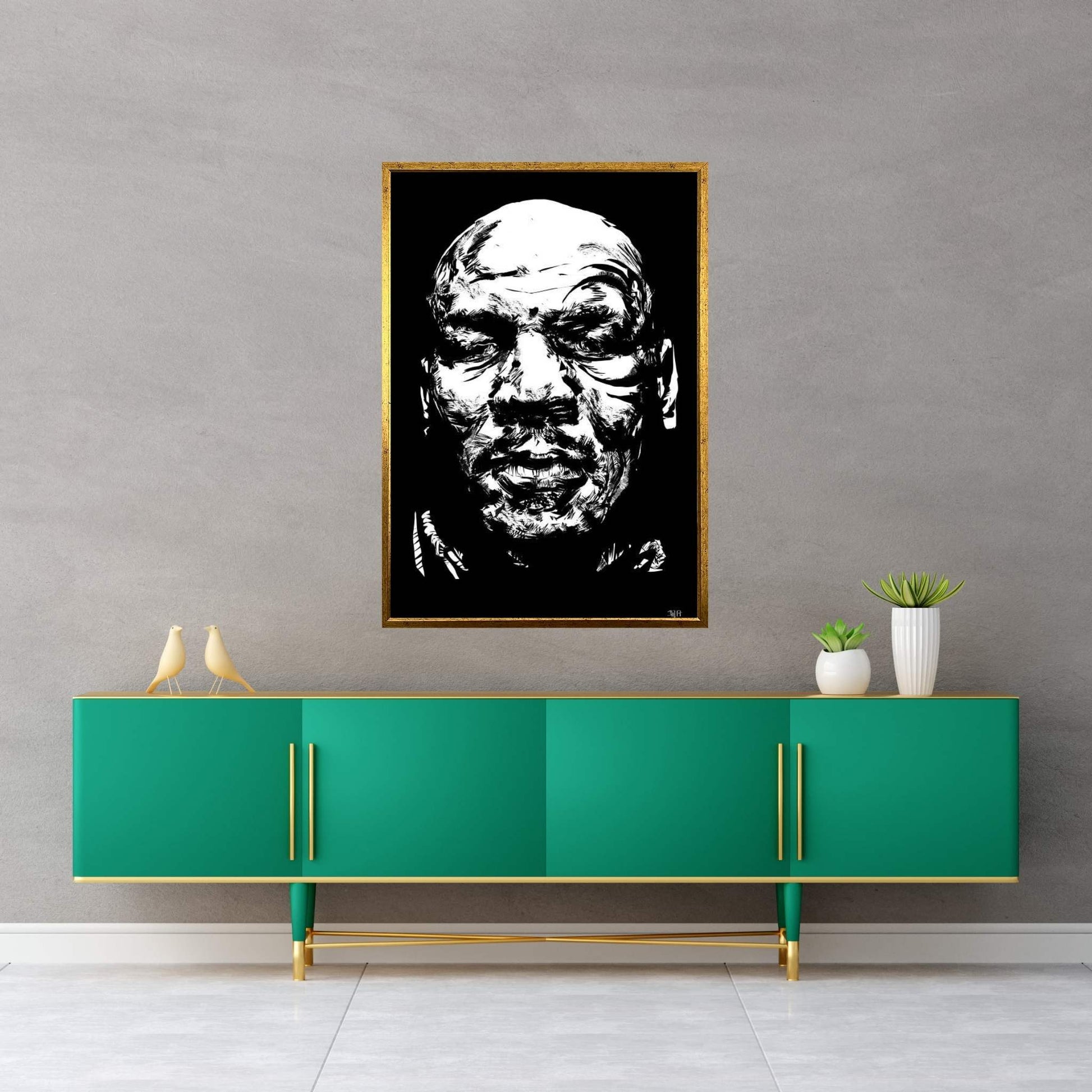 Mike Tyson Canvas Wall Art - Y Canvas