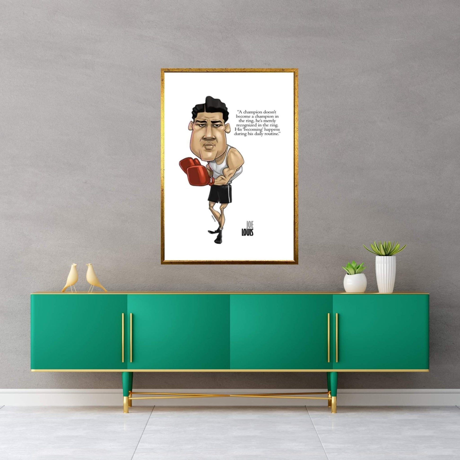 Joe Louis Canvas Wall Art - Y Canvas