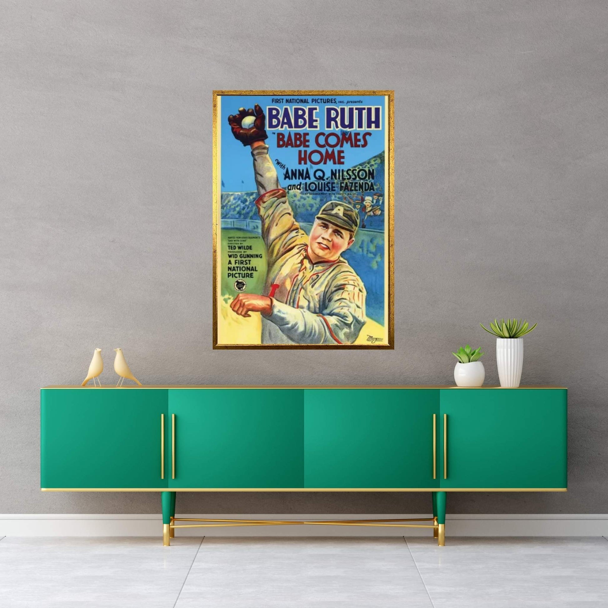 Babe Comes Home Canvas Wall Art - Y Canvas