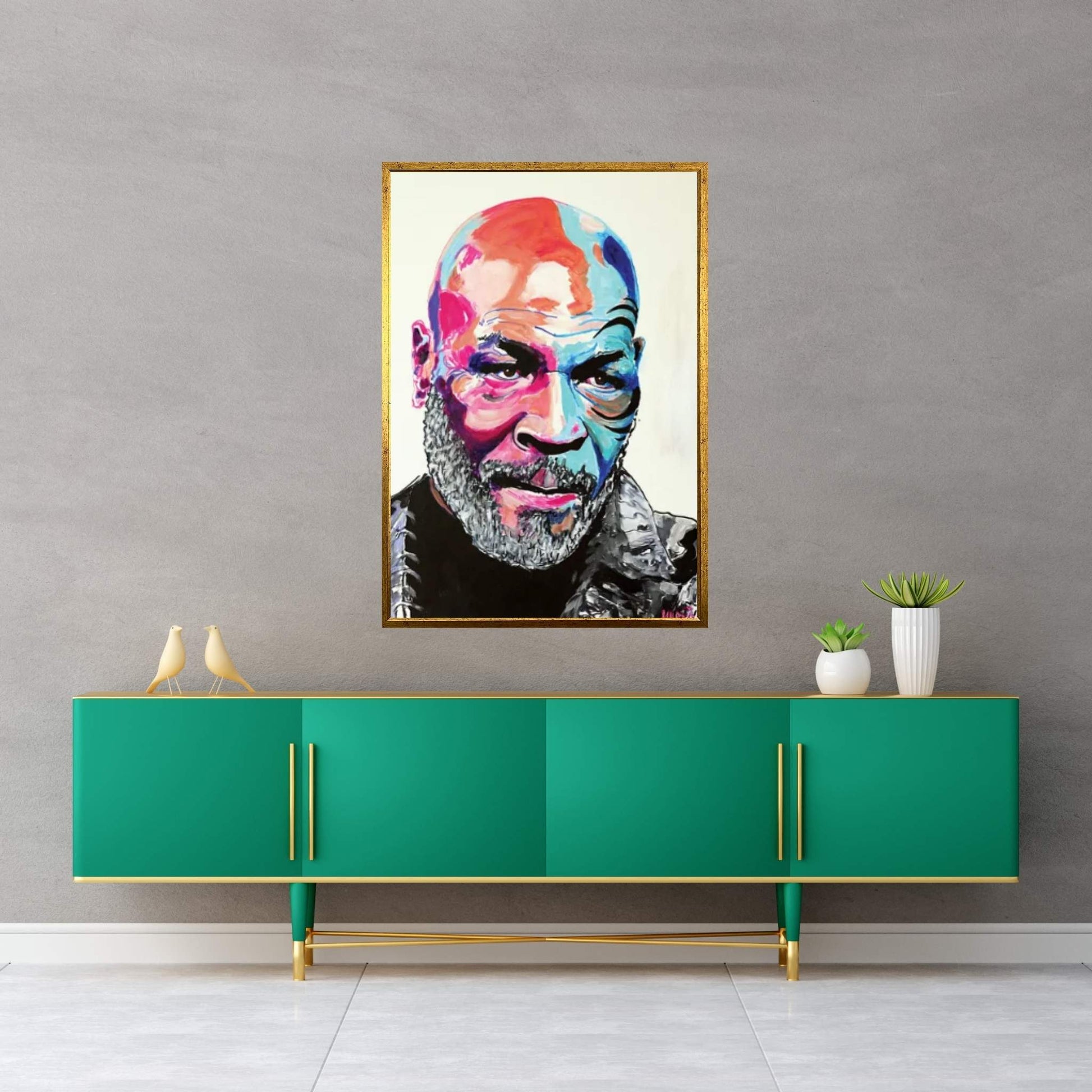 Mike Tyson Canvas Wall Art - Y Canvas