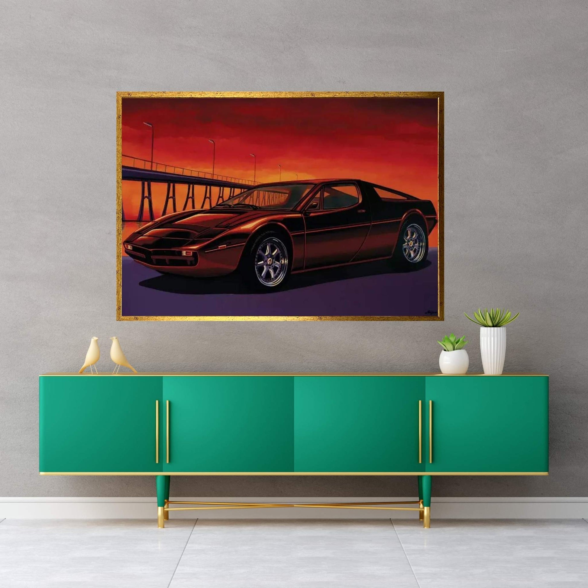 Maserati Merak Canvas Wall Art - Y Canvas
