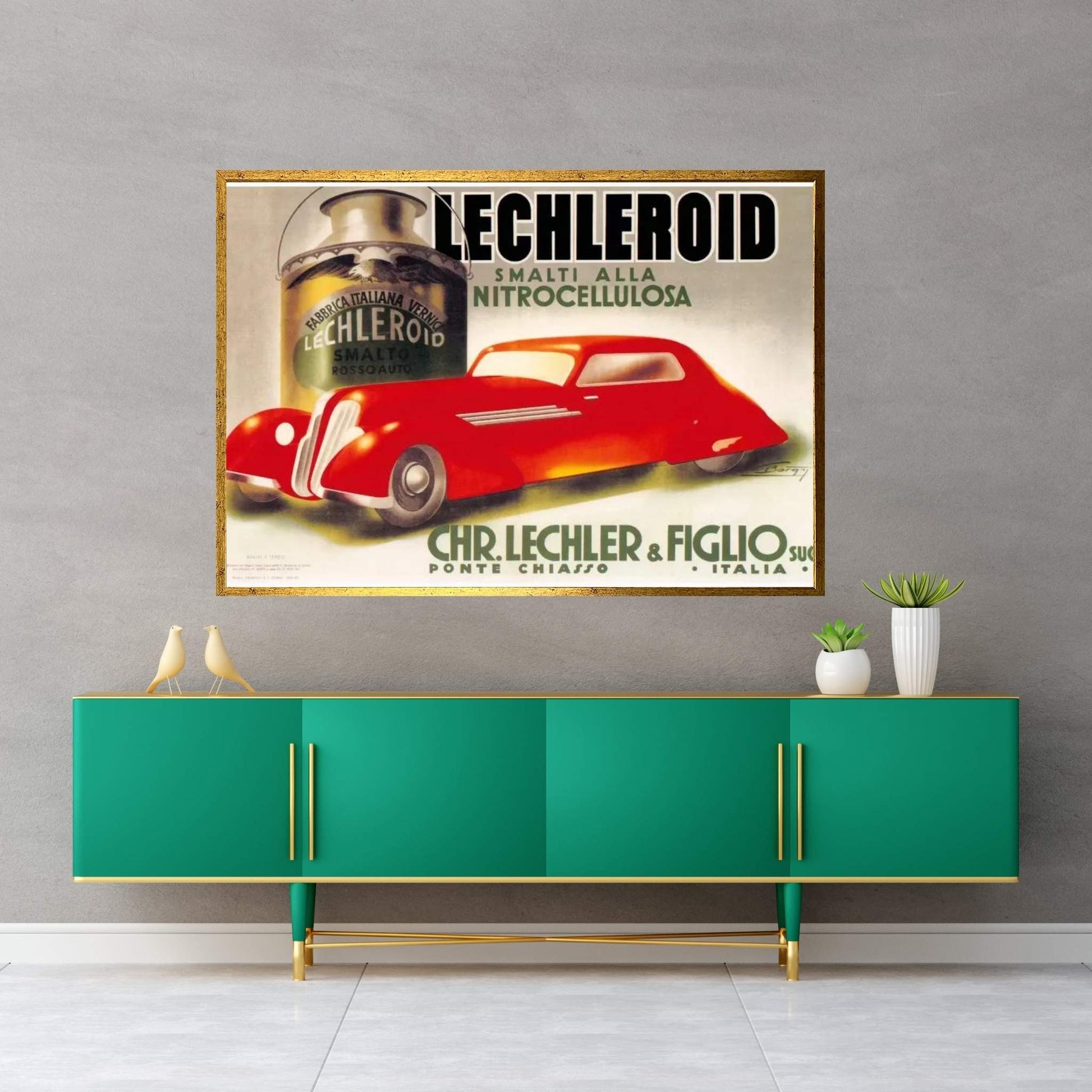 Lechleroid Canvas Wall Art - Y Canvas