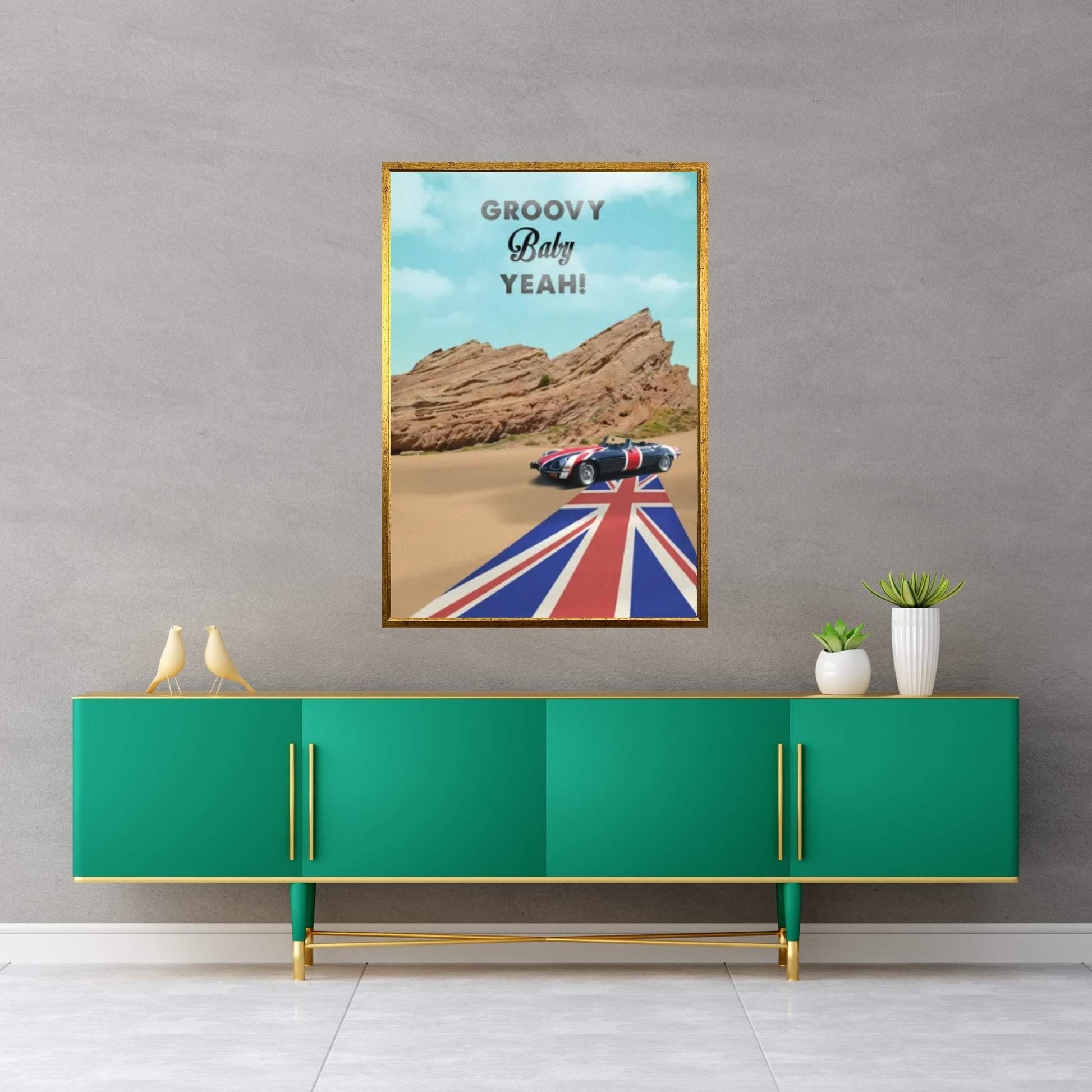 Austin Powers Travel Movie Art Canvas Wall Art - Y Canvas
