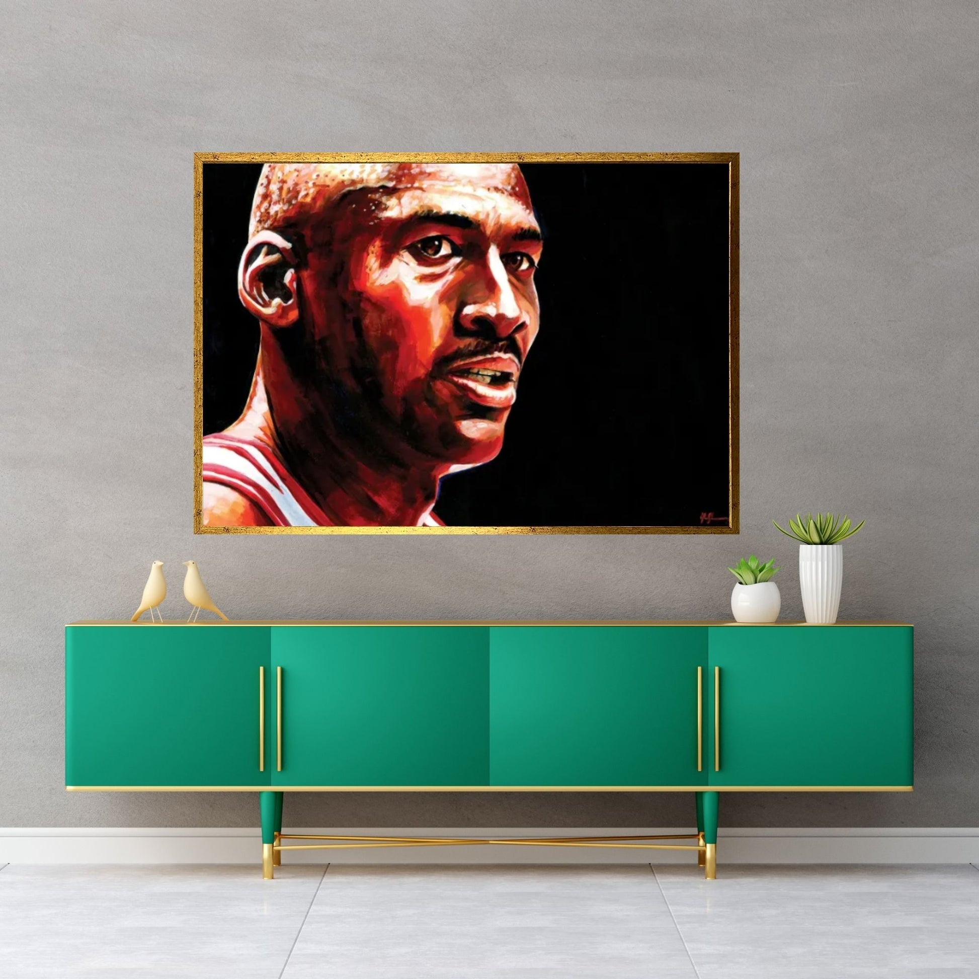 Michael Jordan - Chicago Bulls Canvas Wall Art - Y Canvas