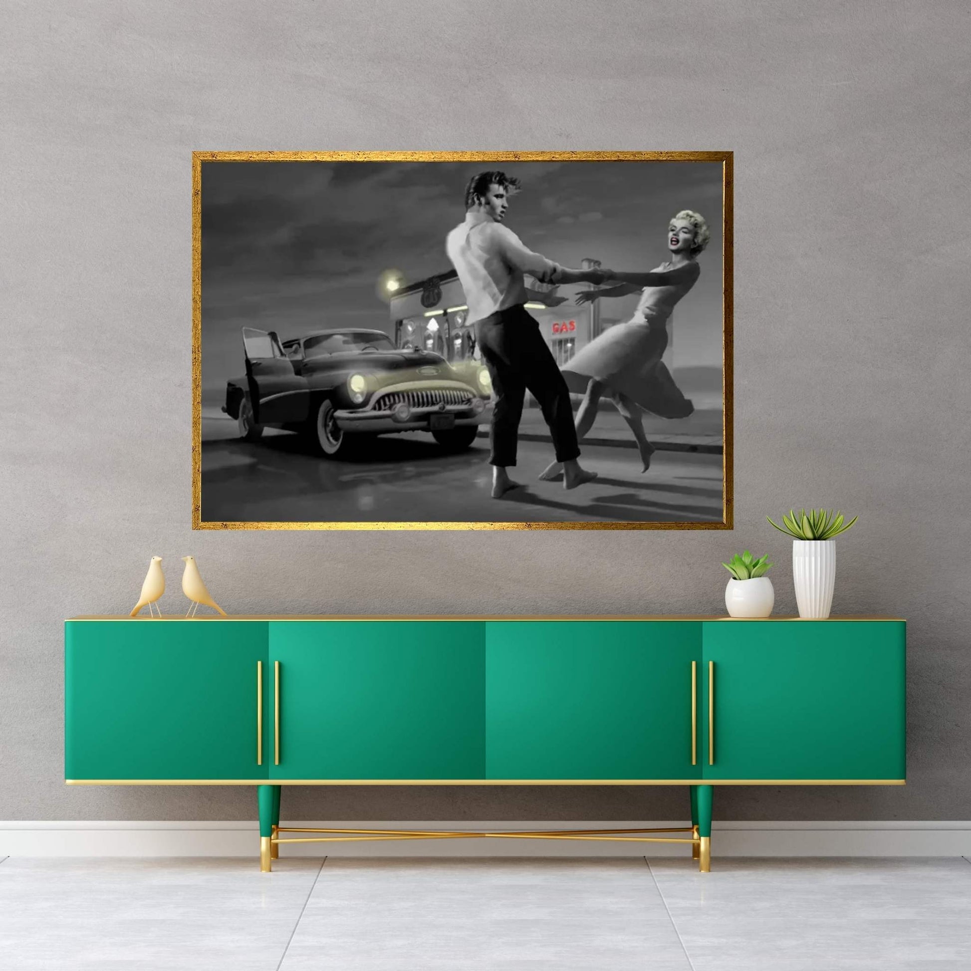 Rendezvous II Canvas Wall Art - Y Canvas