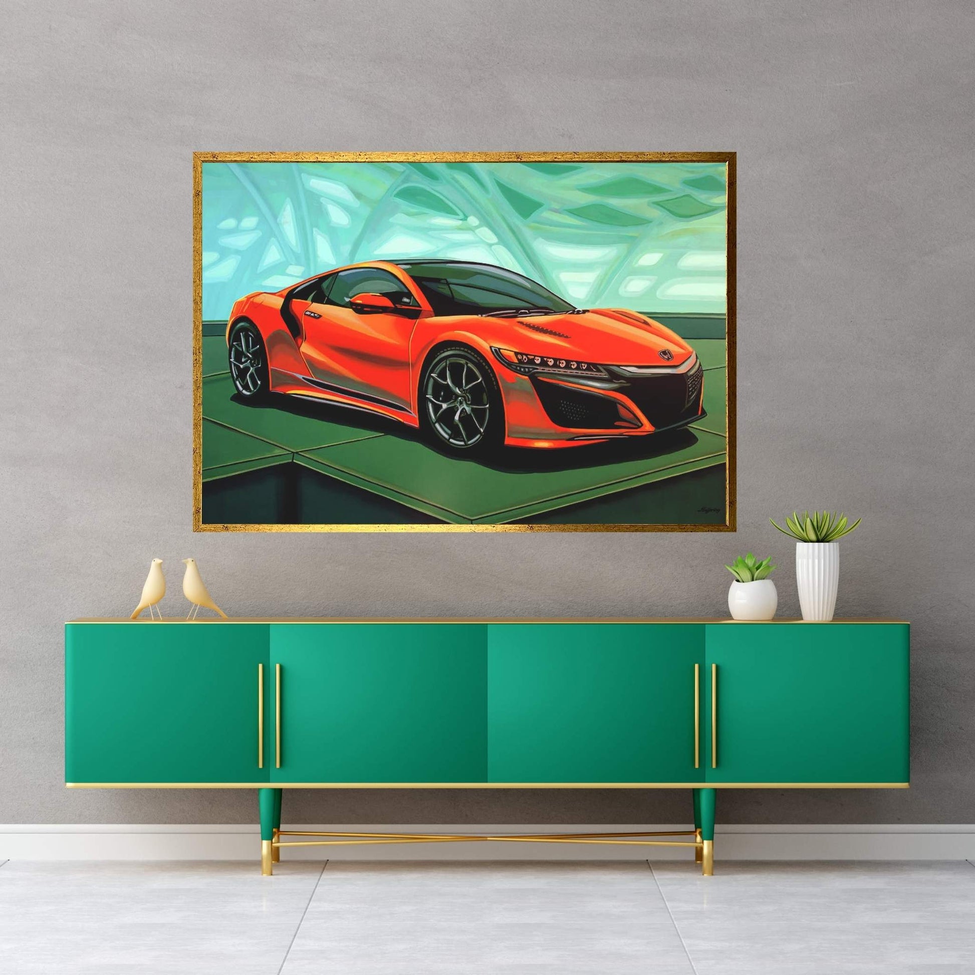Honda Acura NSX 2016 Canvas Wall Art - Y Canvas