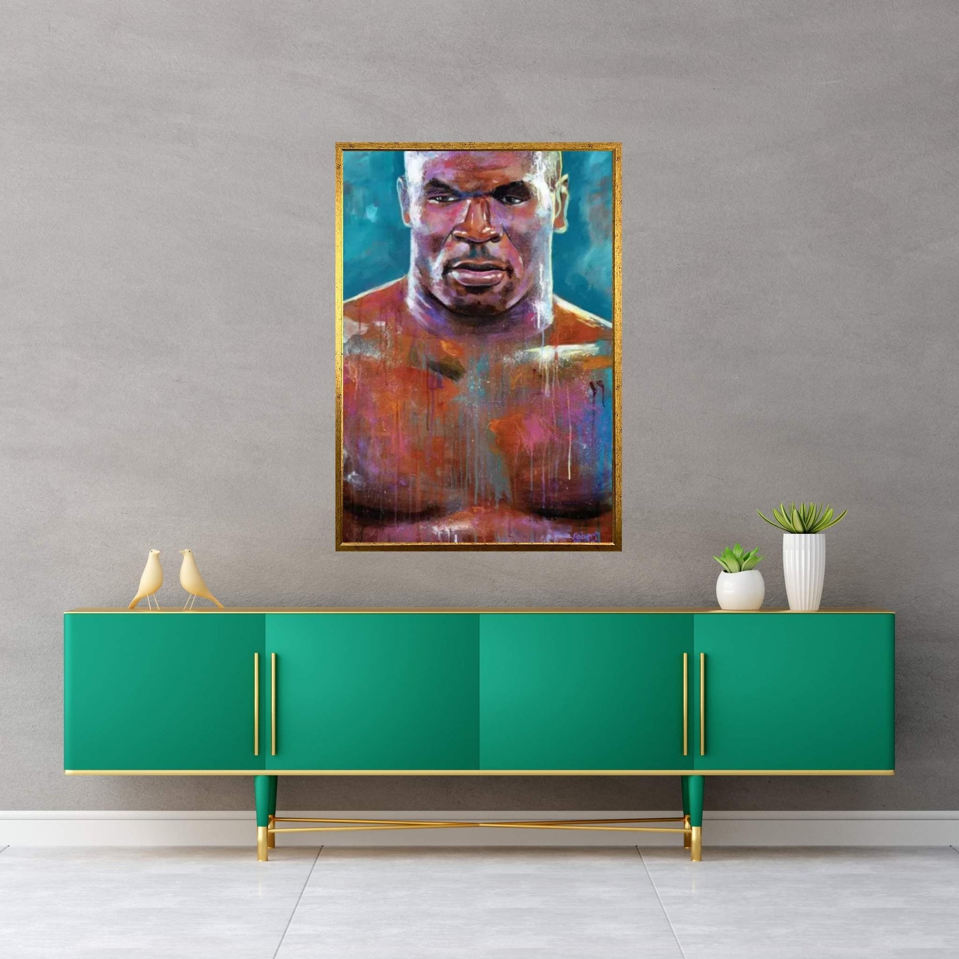 Mike Tyson Canvas Wall Art - Y Canvas