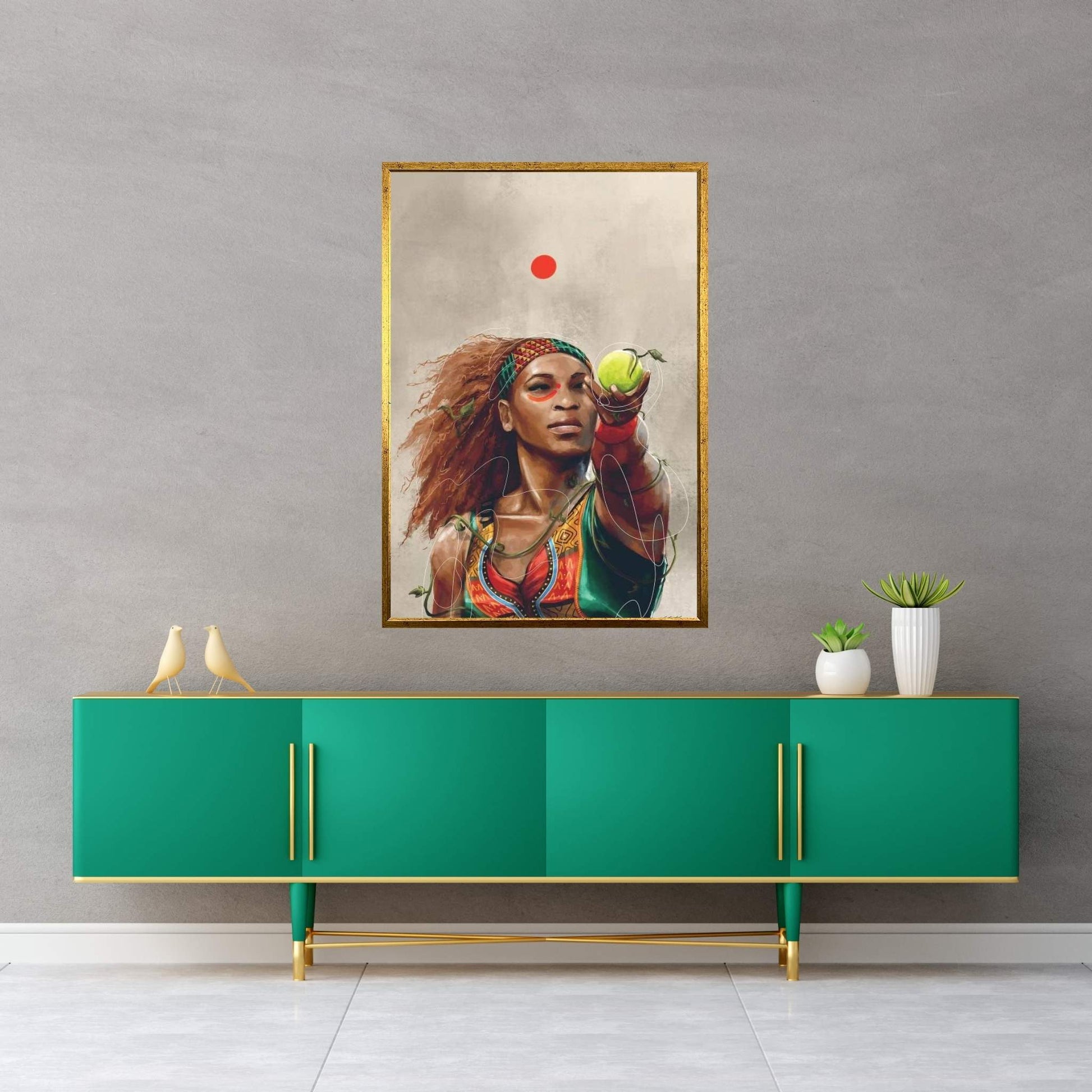 Serena Canvas Wall Art - Y Canvas
