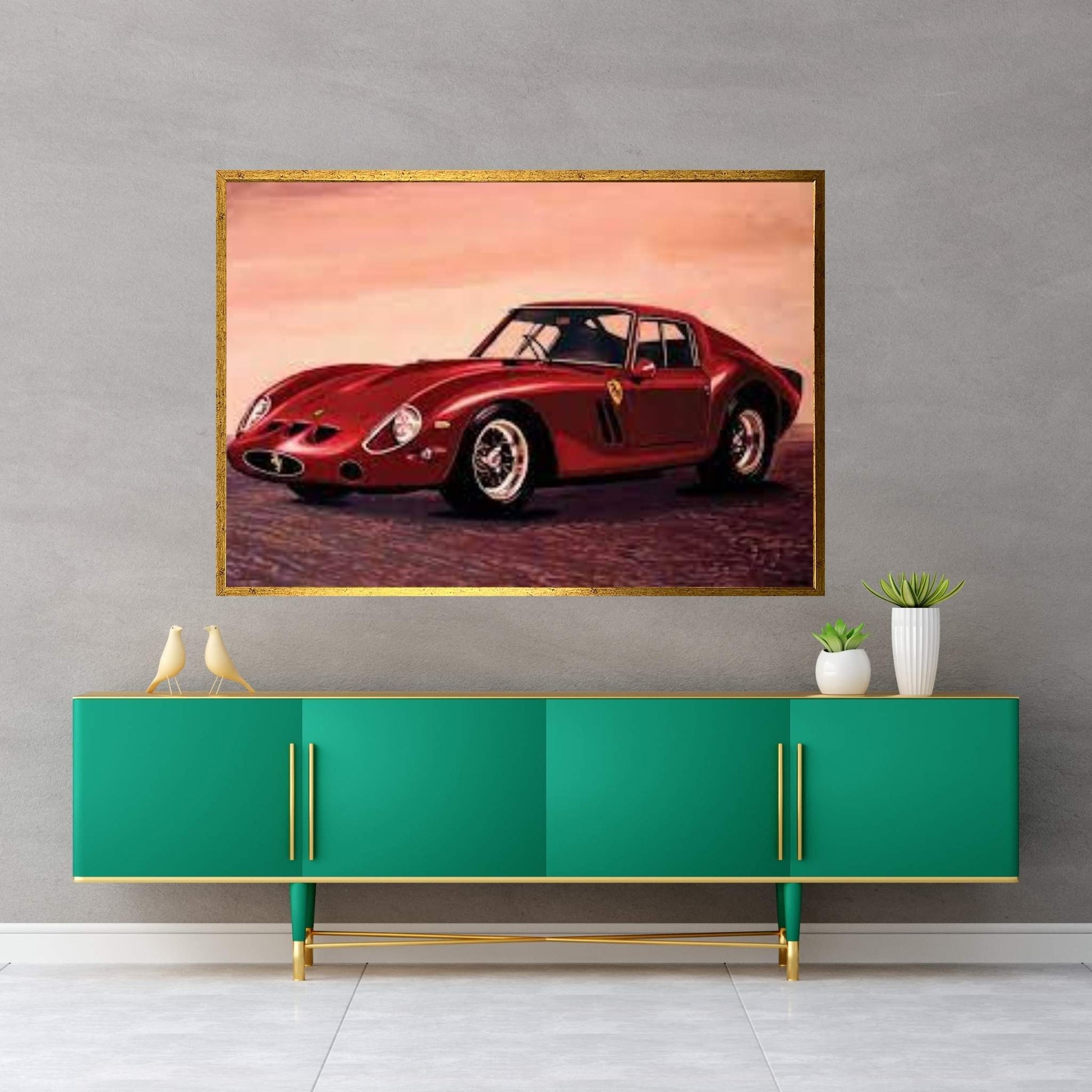 Ferrari 250 GTO 1962 Canvas Wall Art - Y Canvas