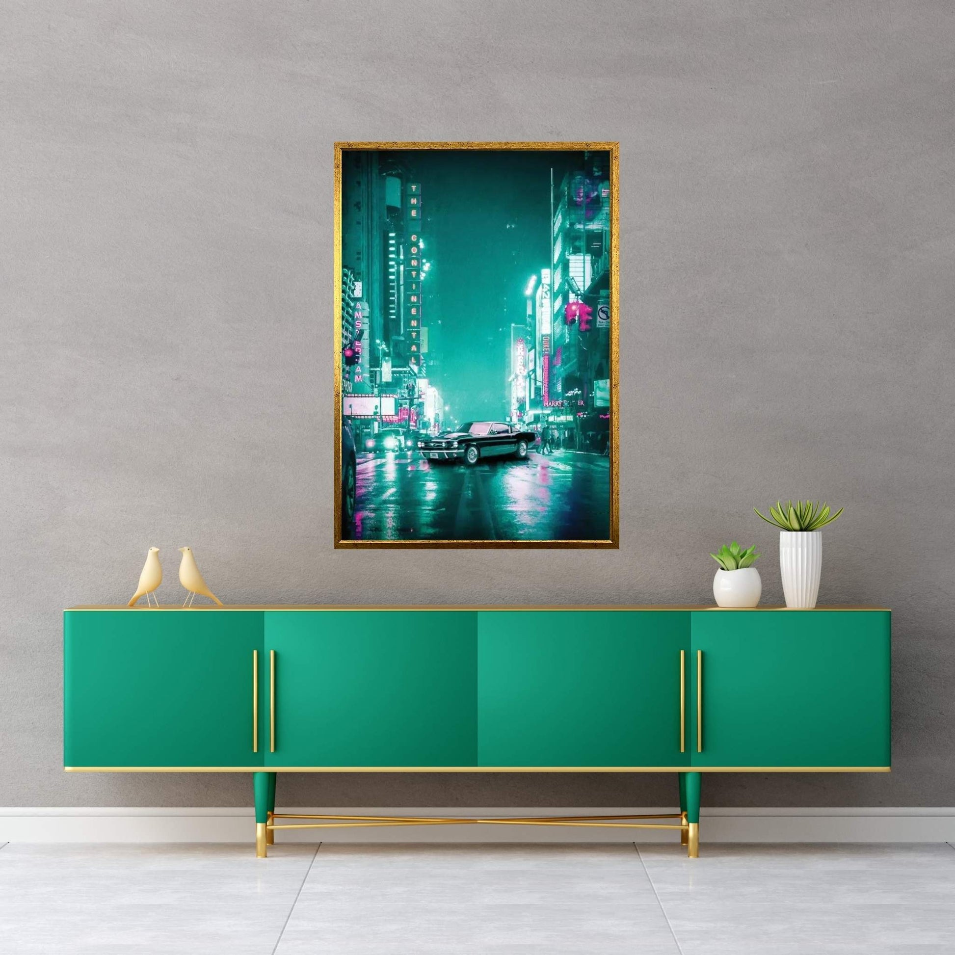 John Wick Mustang Canvas Wall Art - Y Canvas