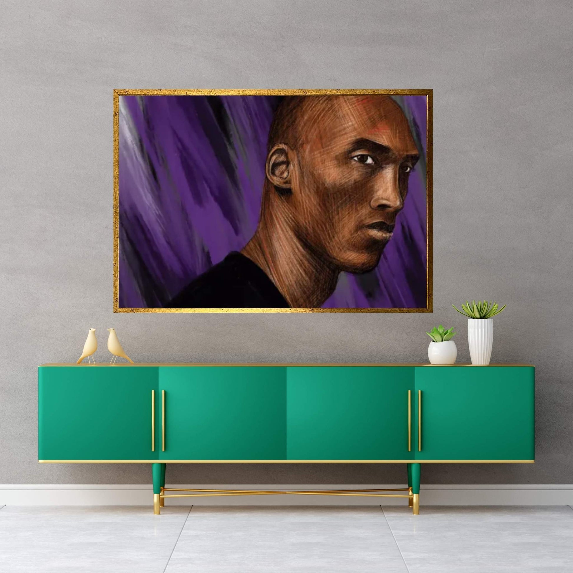 Kobe Bryant Canvas Wall Art - Y Canvas