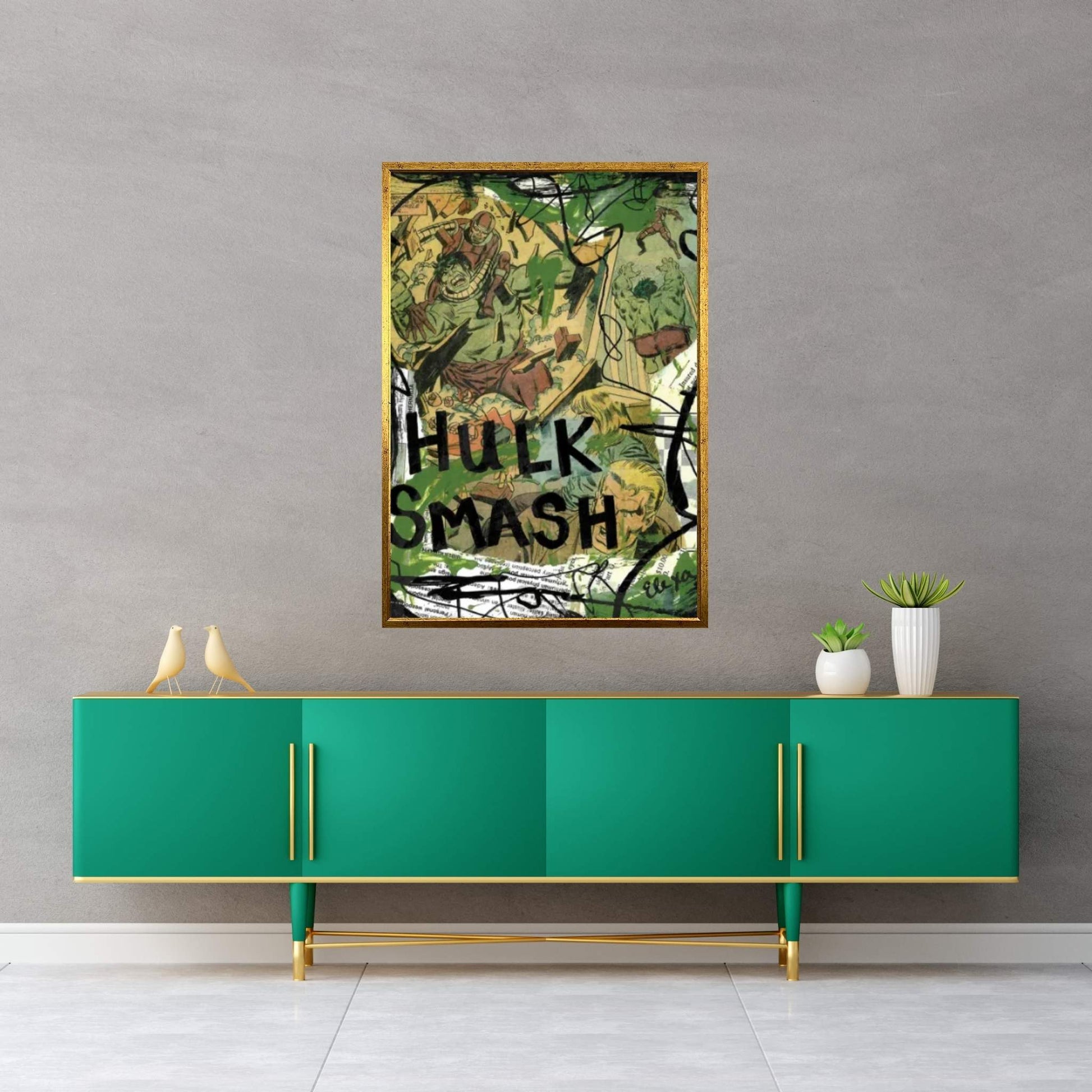 Hulk Canvas Wall Art - Y Canvas