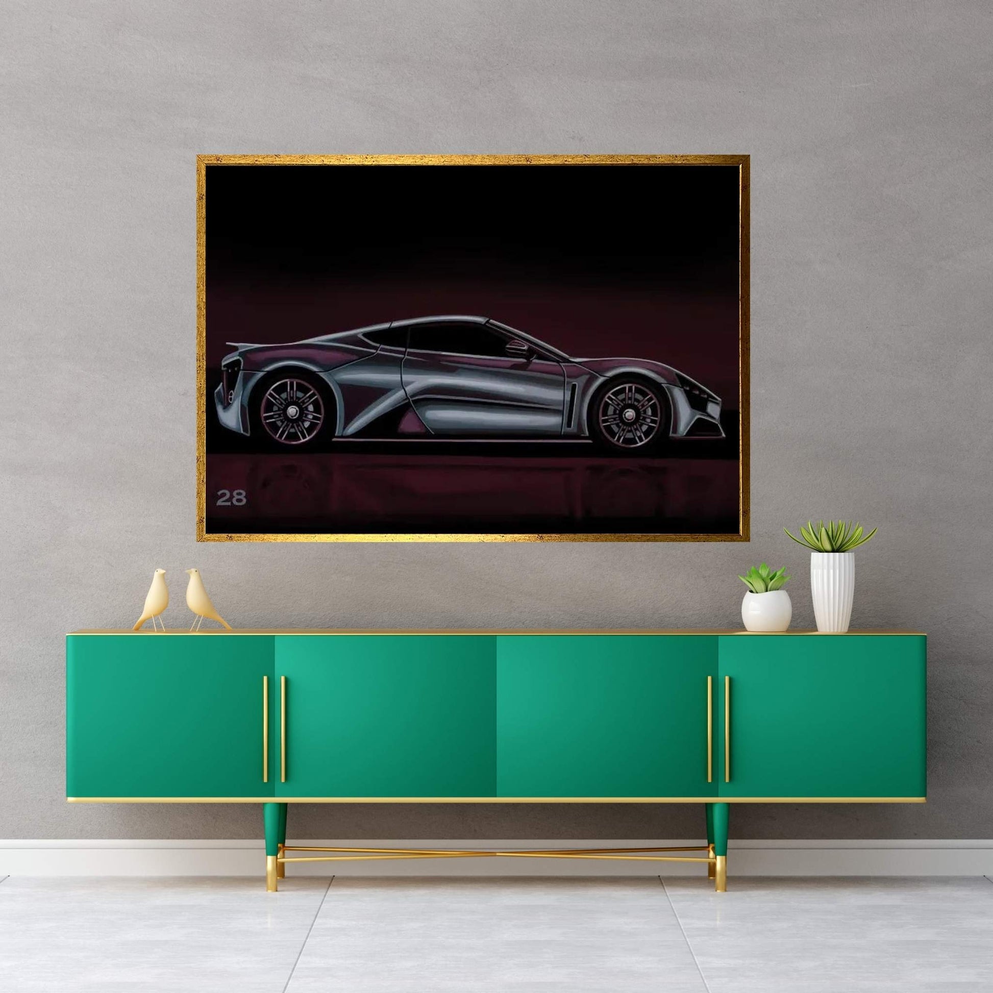 Zenvo ST 1 2009 Canvas Wall Art - Y Canvas
